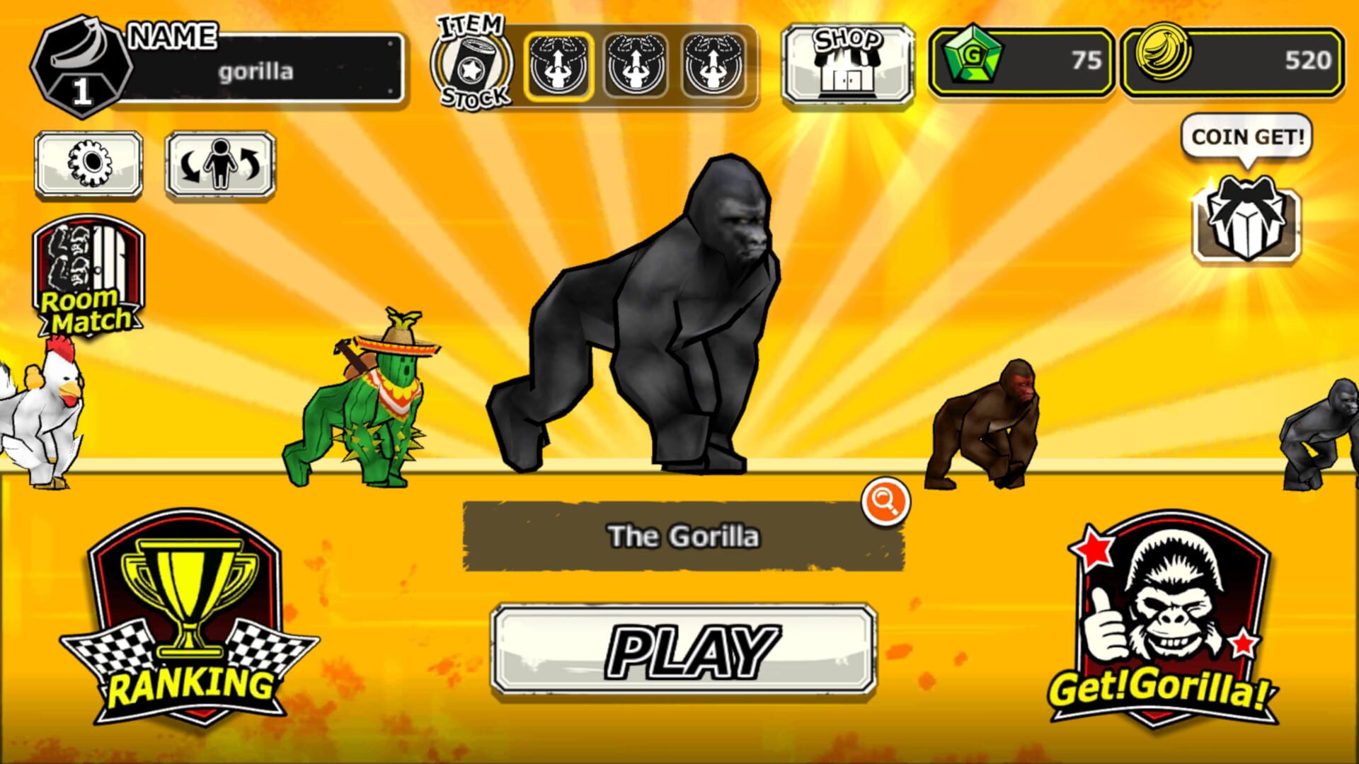 Gorilla Online! - Screenshot