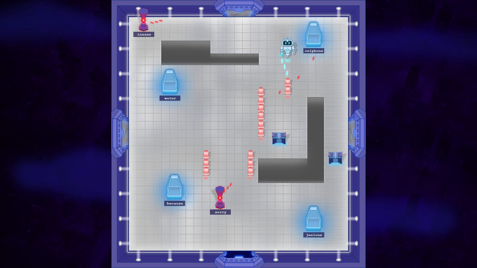 Tyroom vs. Typing Gunner - Screenshot