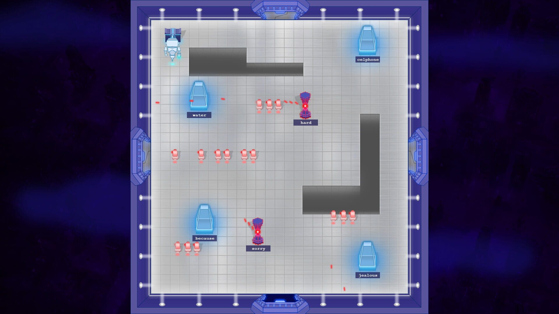 Tyroom vs. Typing Gunner - Screenshot