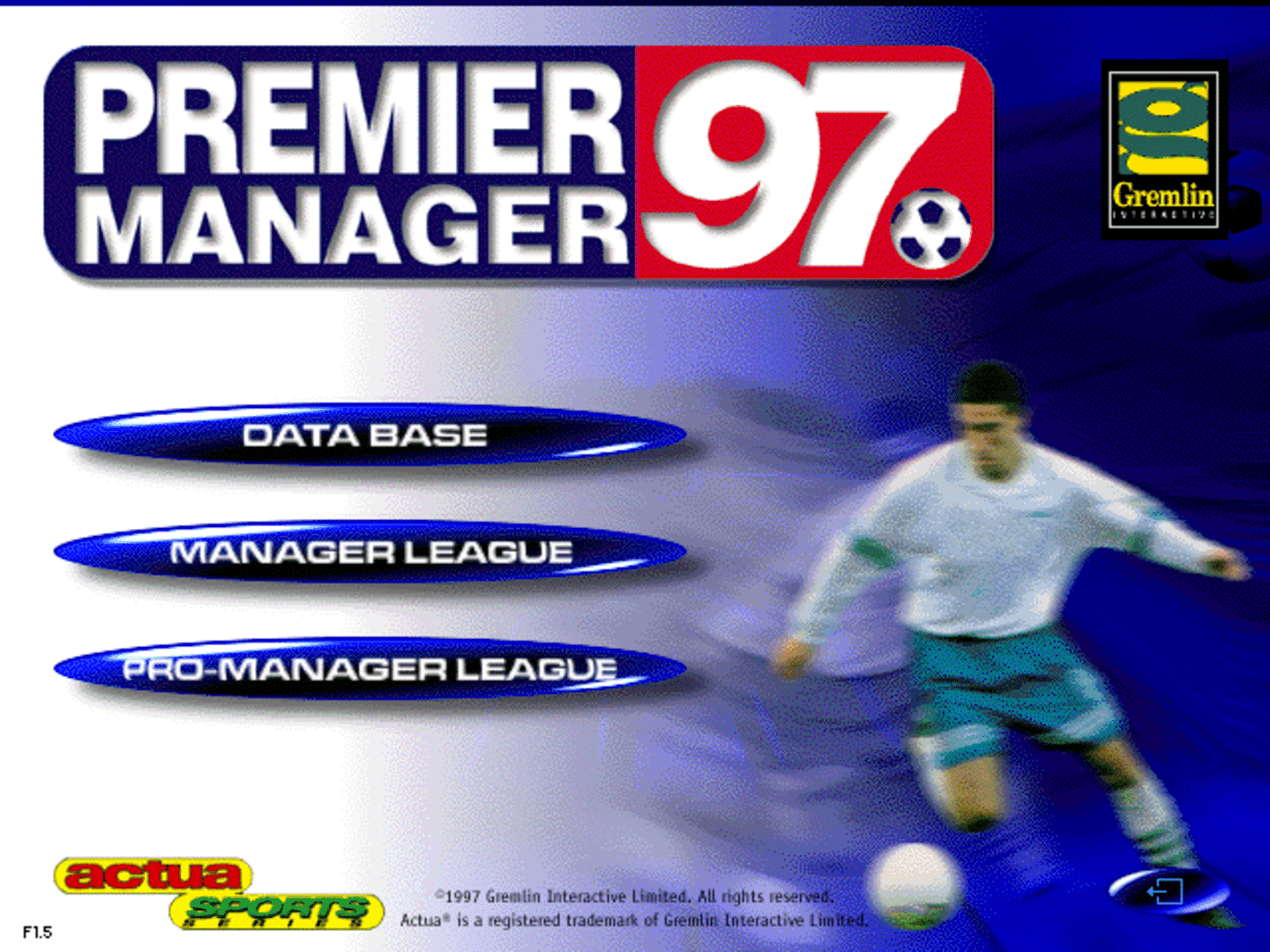 Premier Manager 97 screenshot