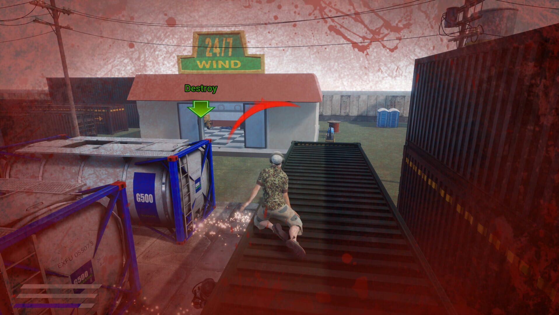 One against the wind - Screenshot