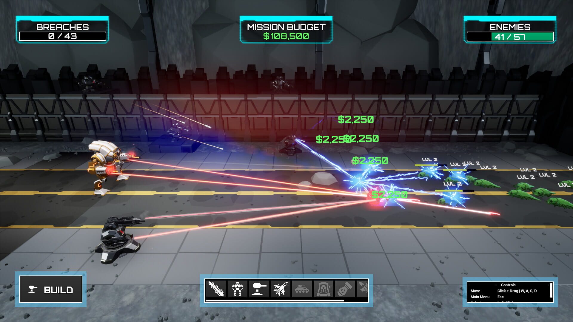 Moon Corp. Tower Defense - Screenshot
