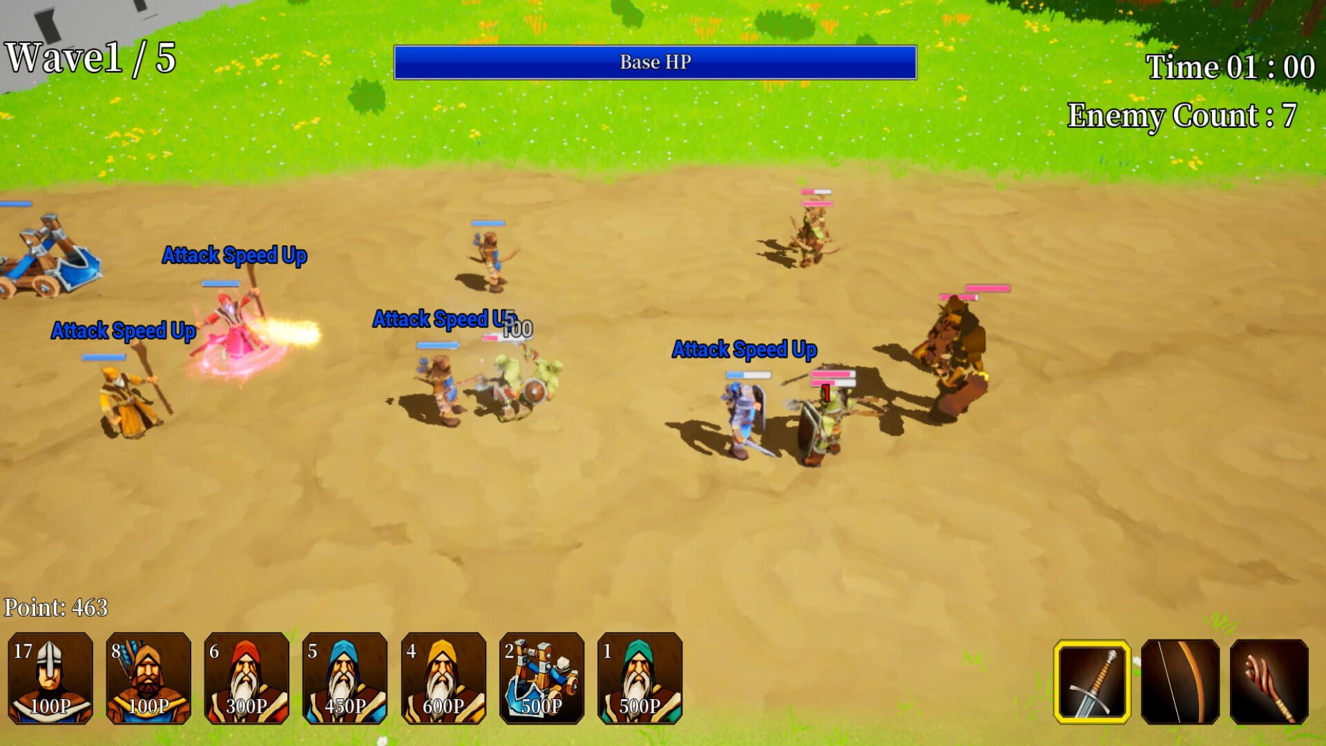 Defensive War: Sealed Golem - Screenshot