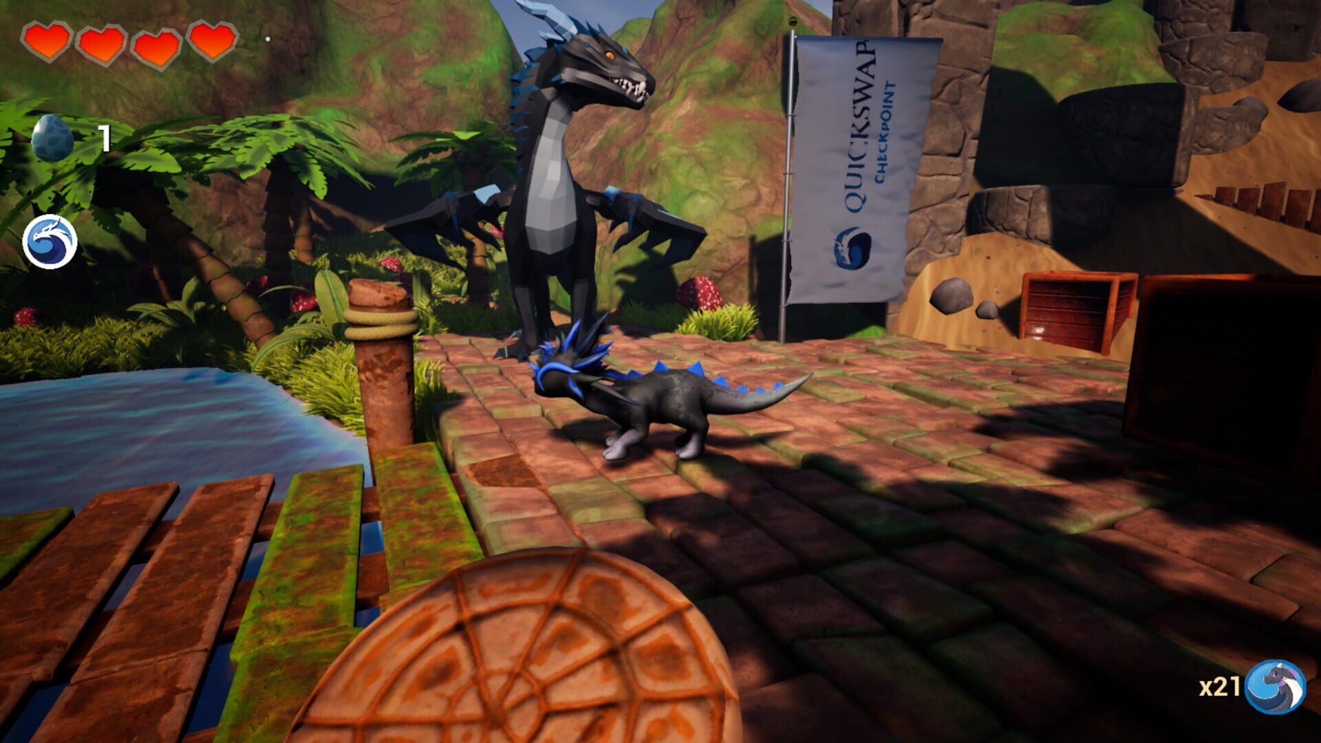 Babyquick: Adventure of the Moon Dragon - Screenshot