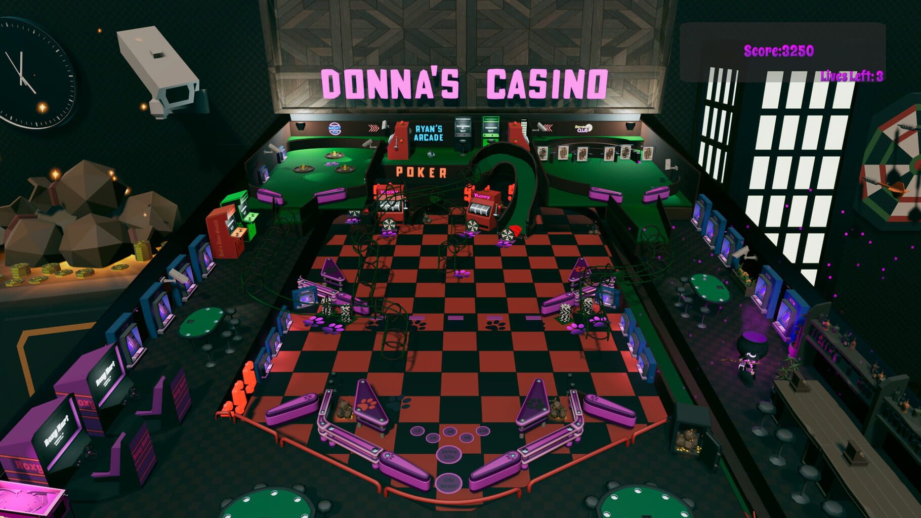 Roxy Raccoon's Pinball Panic screenshot