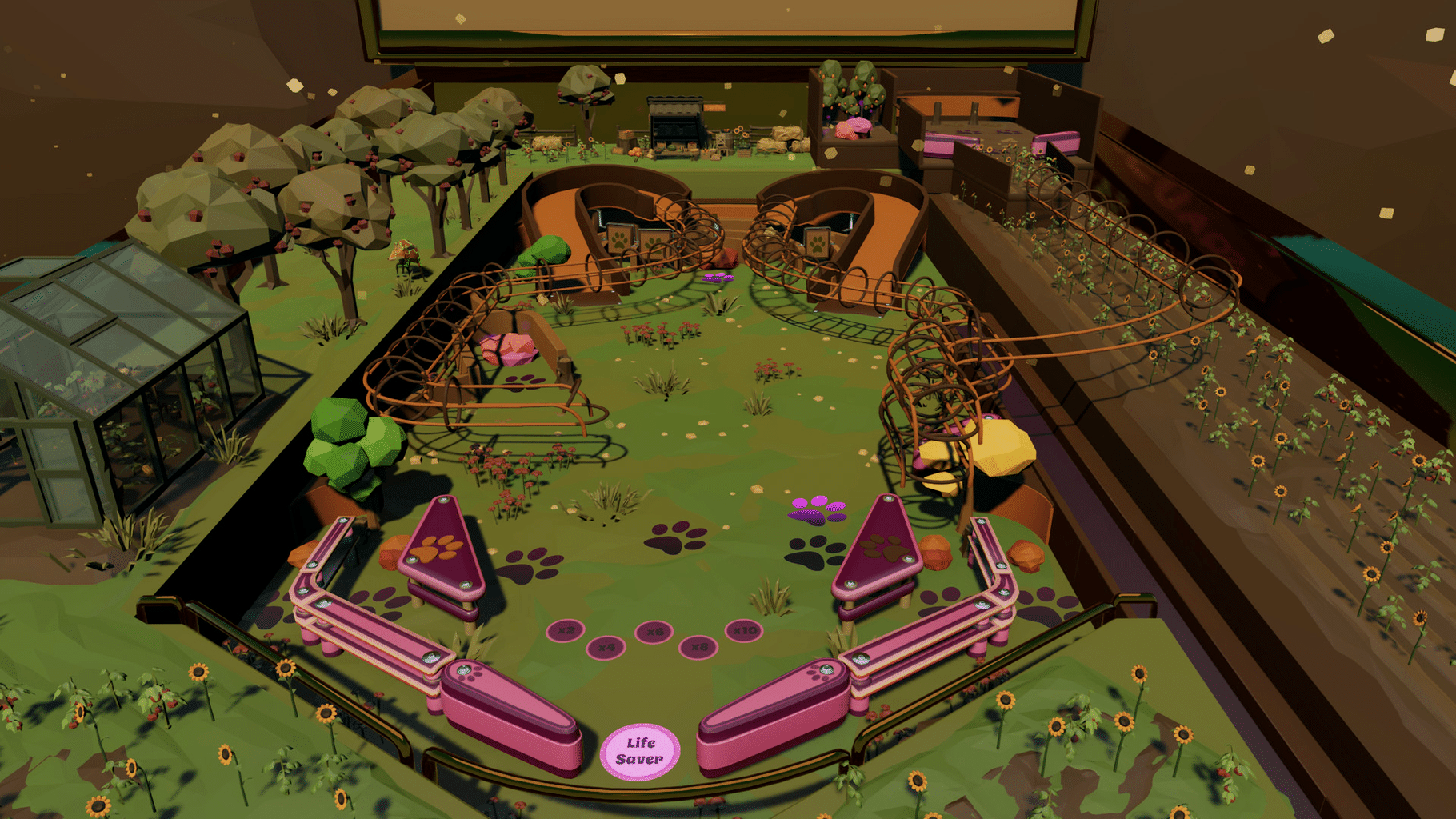 Roxy Raccoon's Pinball Panic screenshot