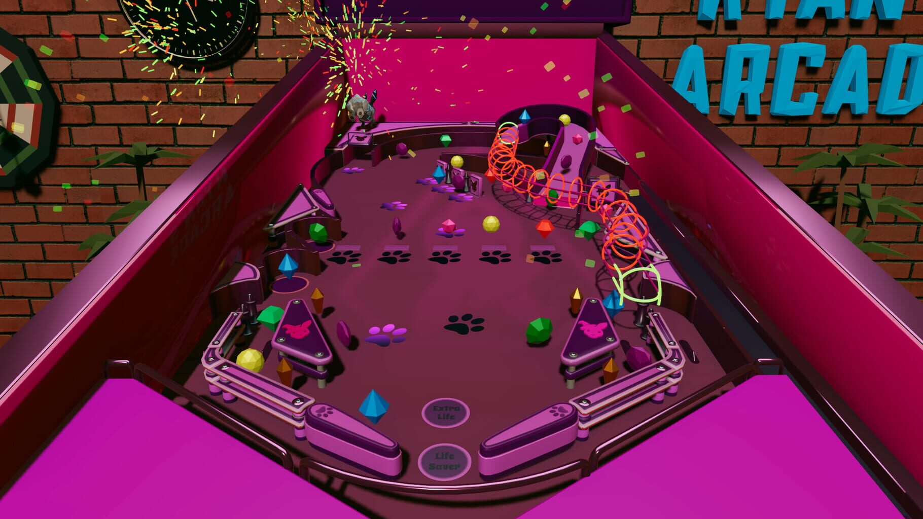 Roxy Raccoon's Pinball Panic screenshot