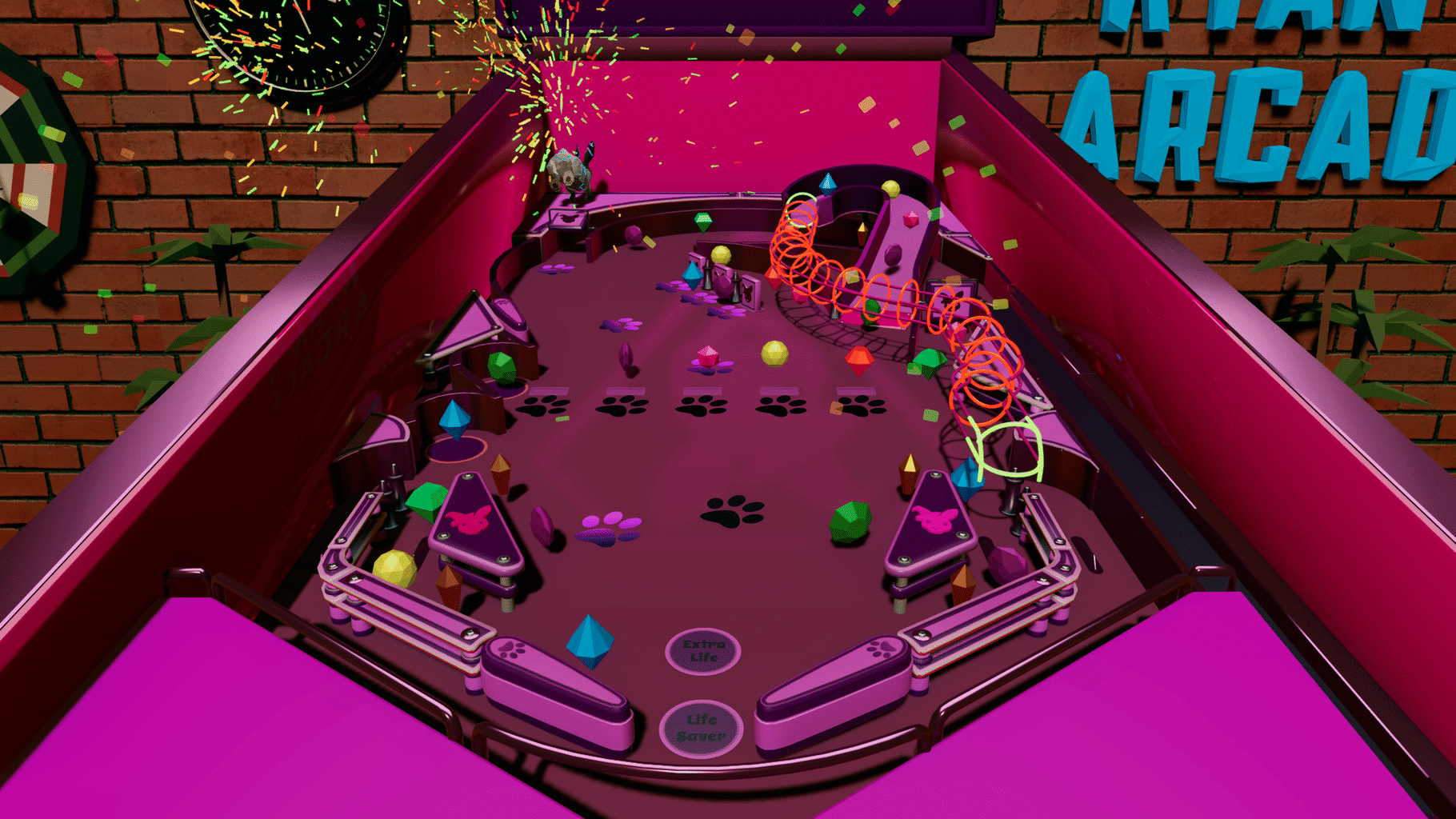 Roxy Raccoon's Pinball Panic screenshot