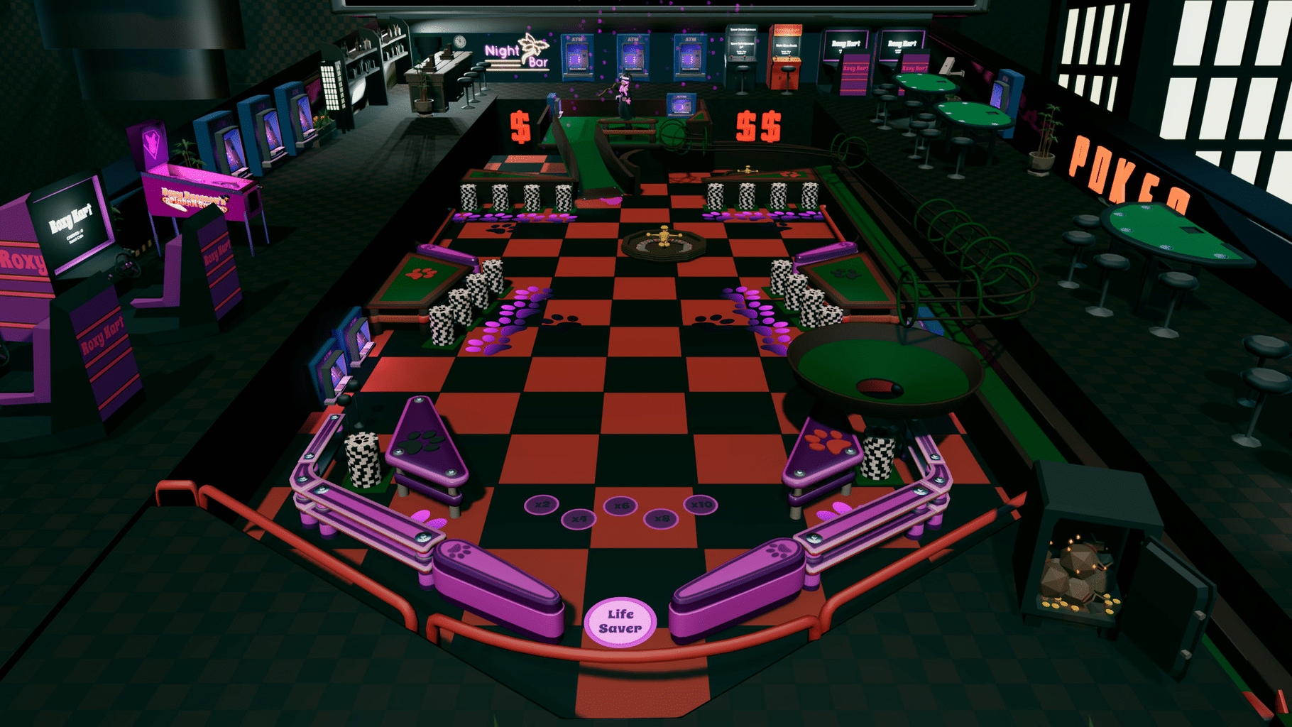 Roxy Raccoon's Pinball Panic screenshot