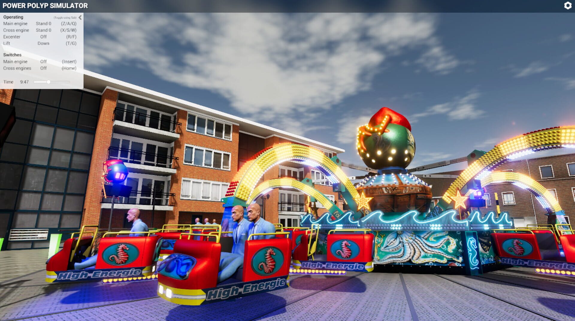 Fairground Power Polyp Simulator - Screenshot