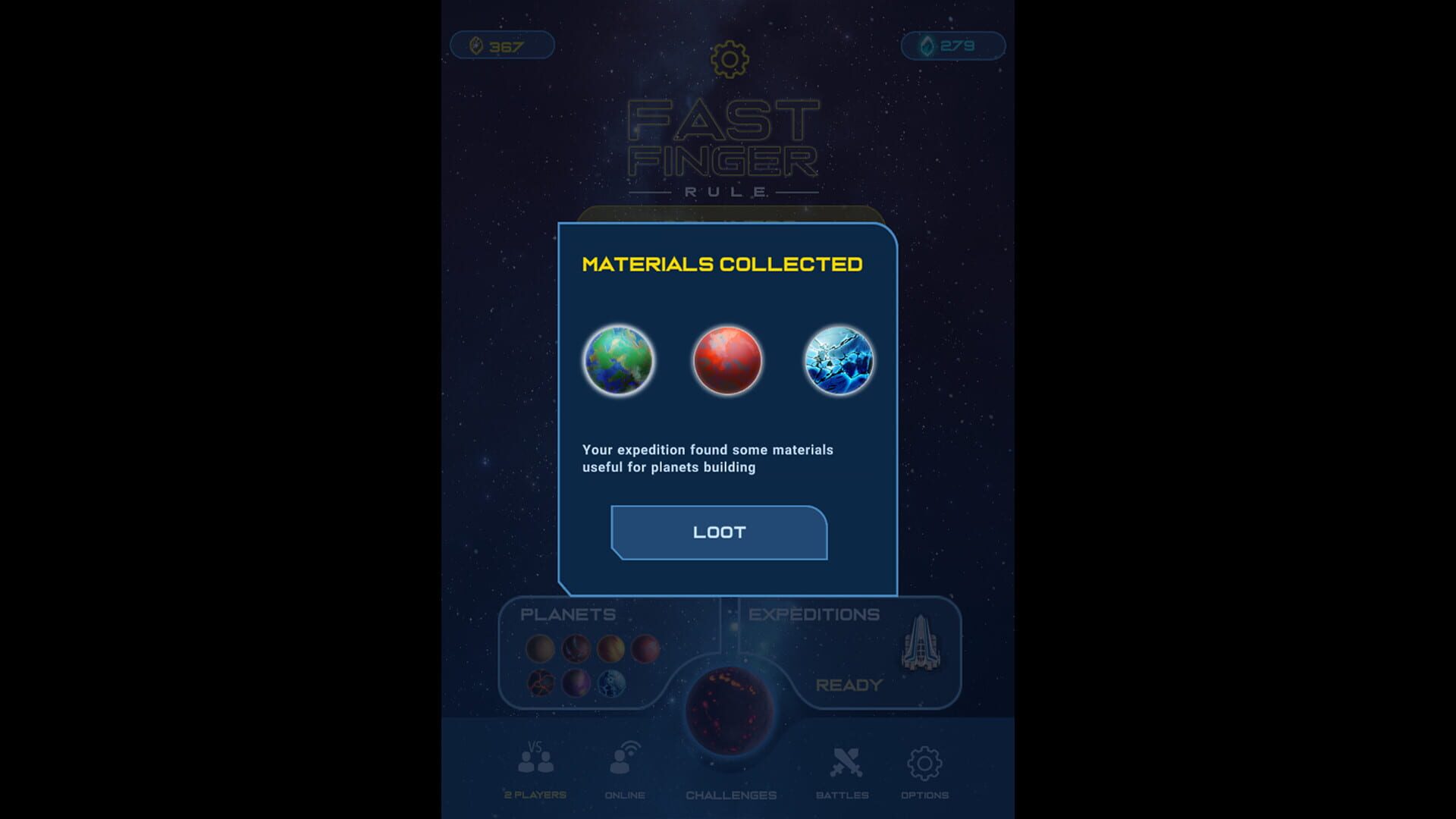 Fast Finger Rule - Screenshot