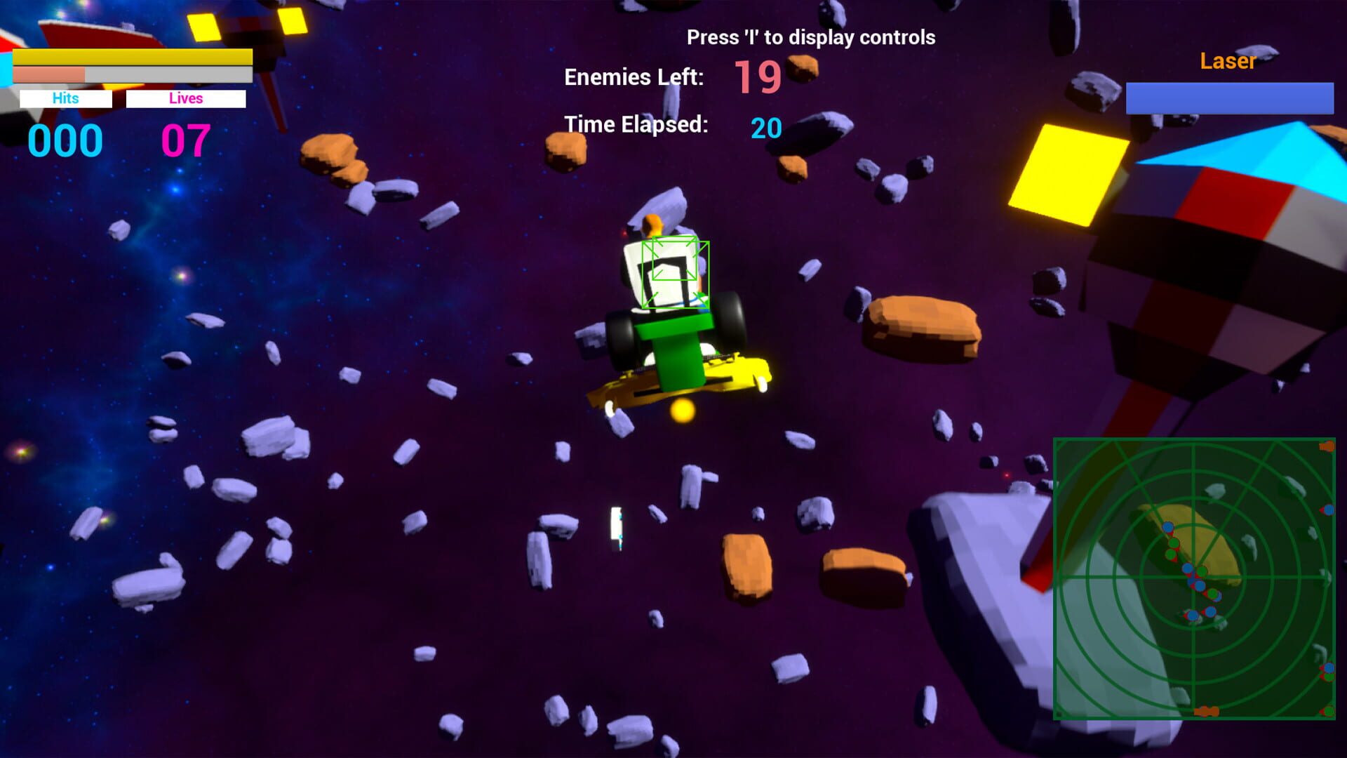 Lawnmower Game: Space Fight - Screenshot