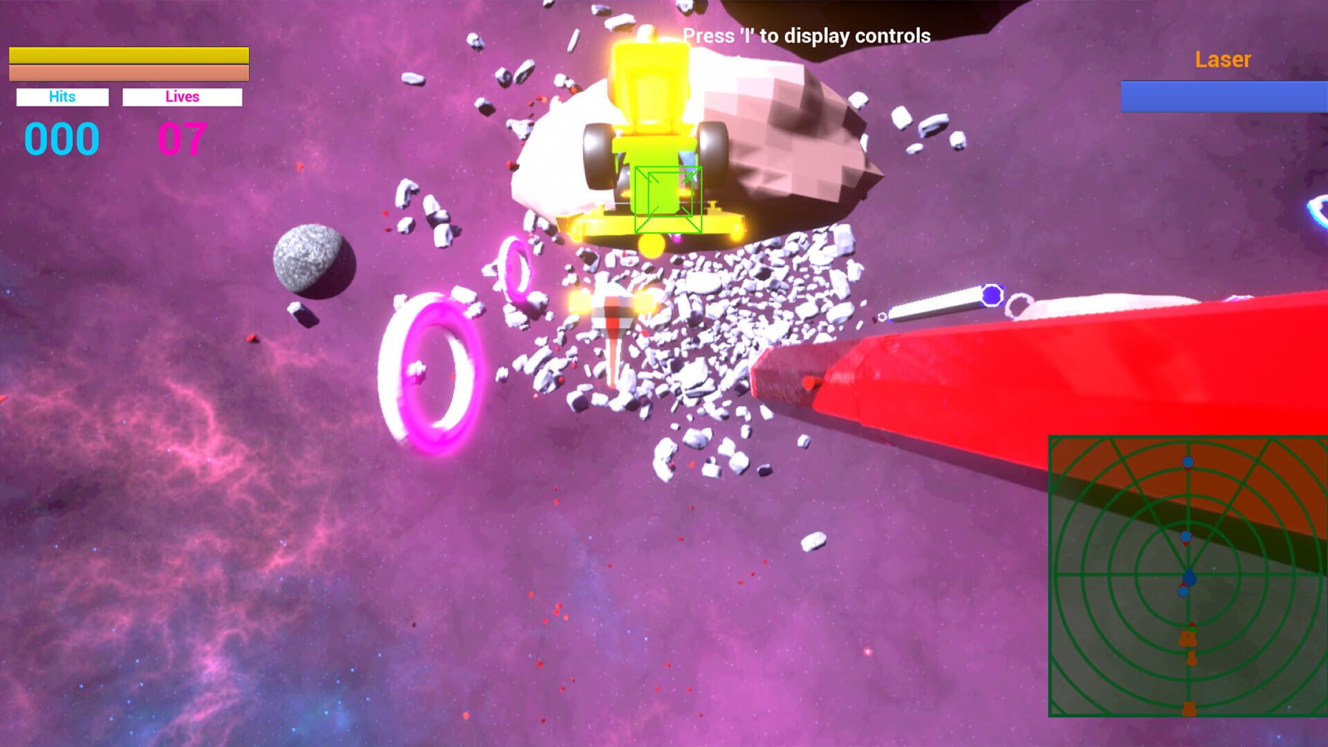 Lawnmower Game: Space Fight - Screenshot