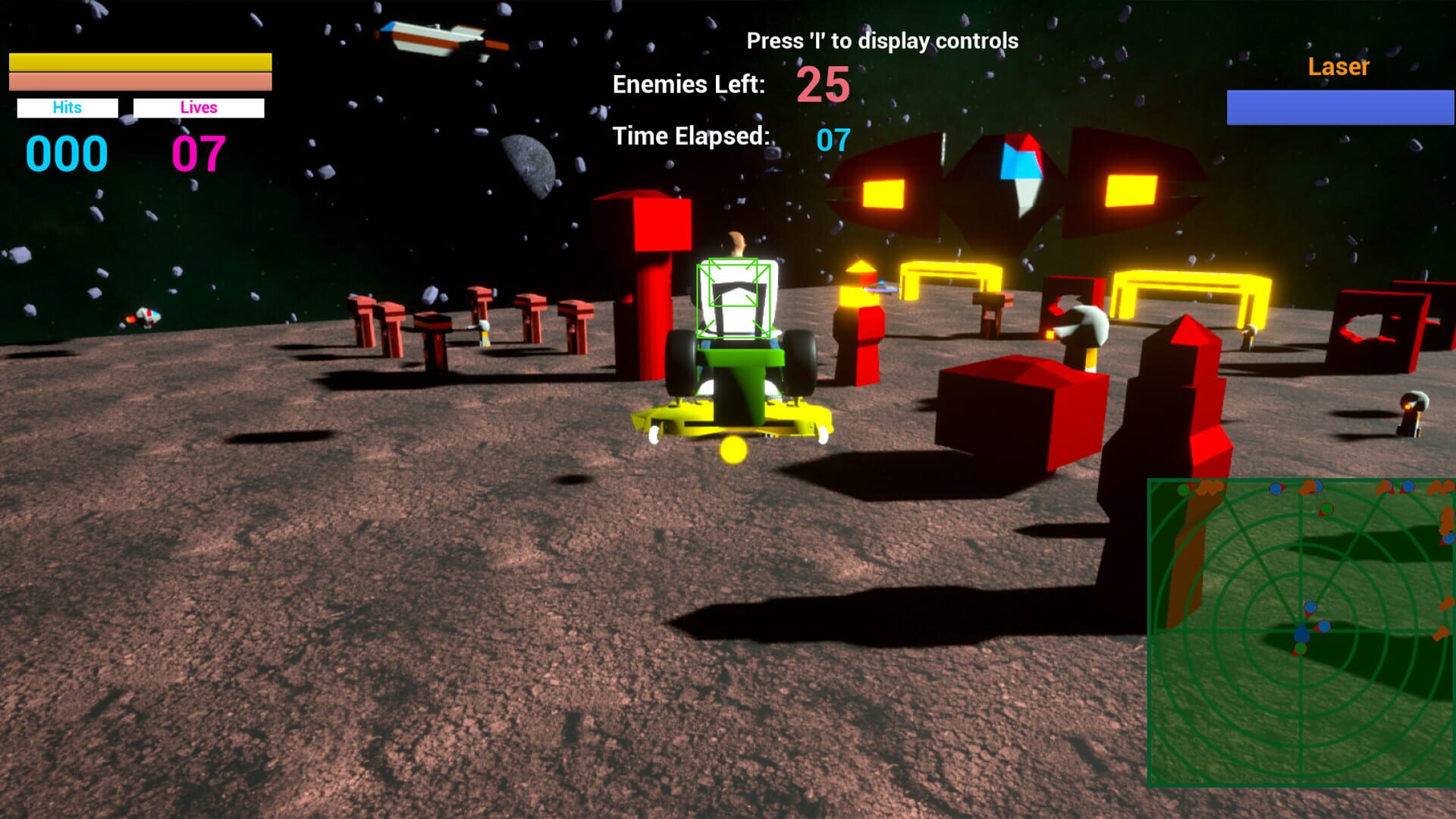 Lawnmower Game: Space Fight - Screenshot