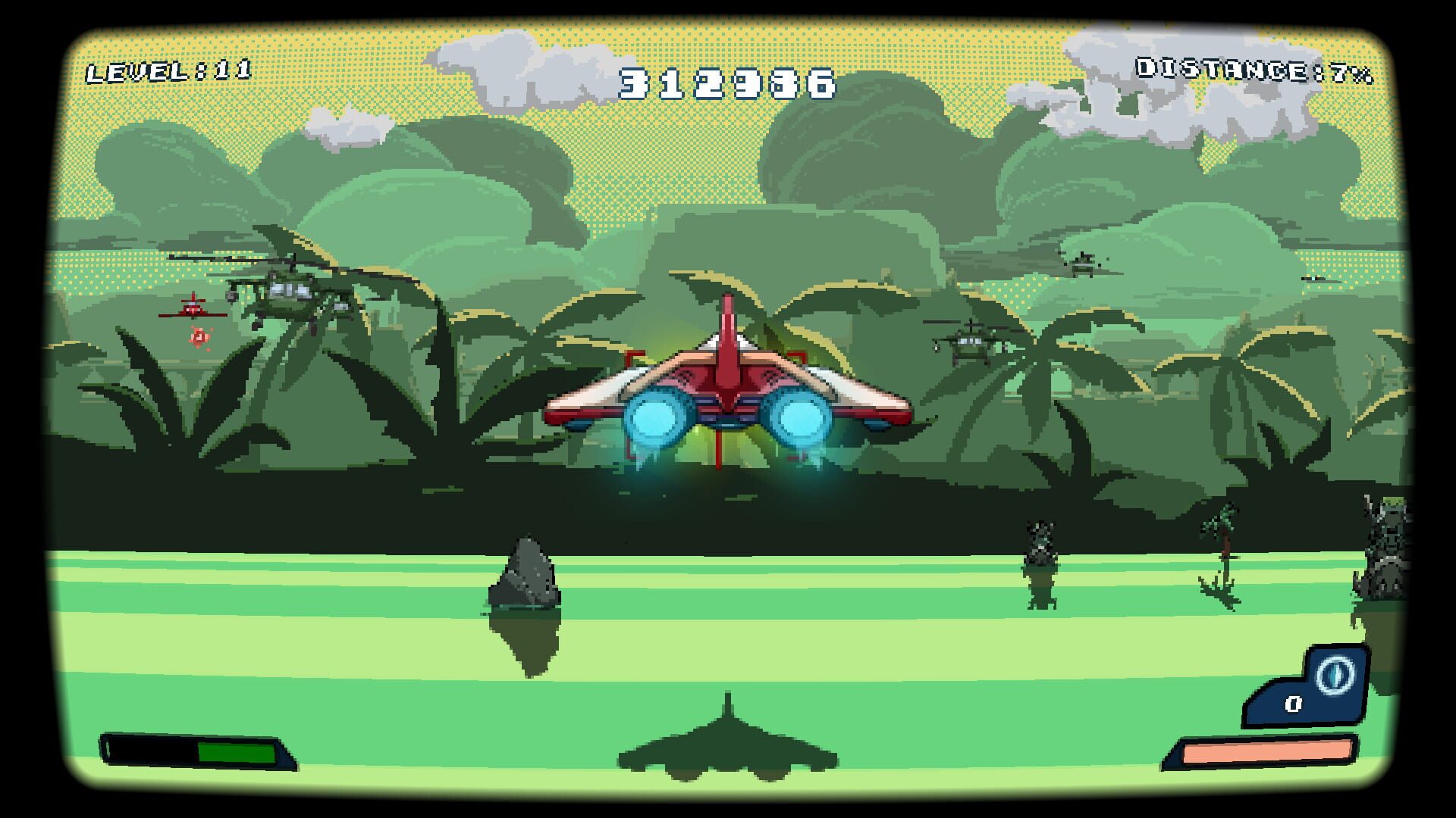 Sky Harrier: Alpha Code - Screenshot