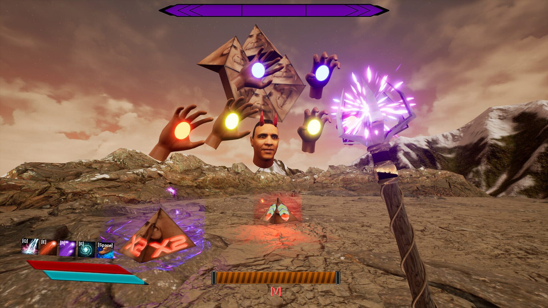Obama Boss Fight - Screenshot