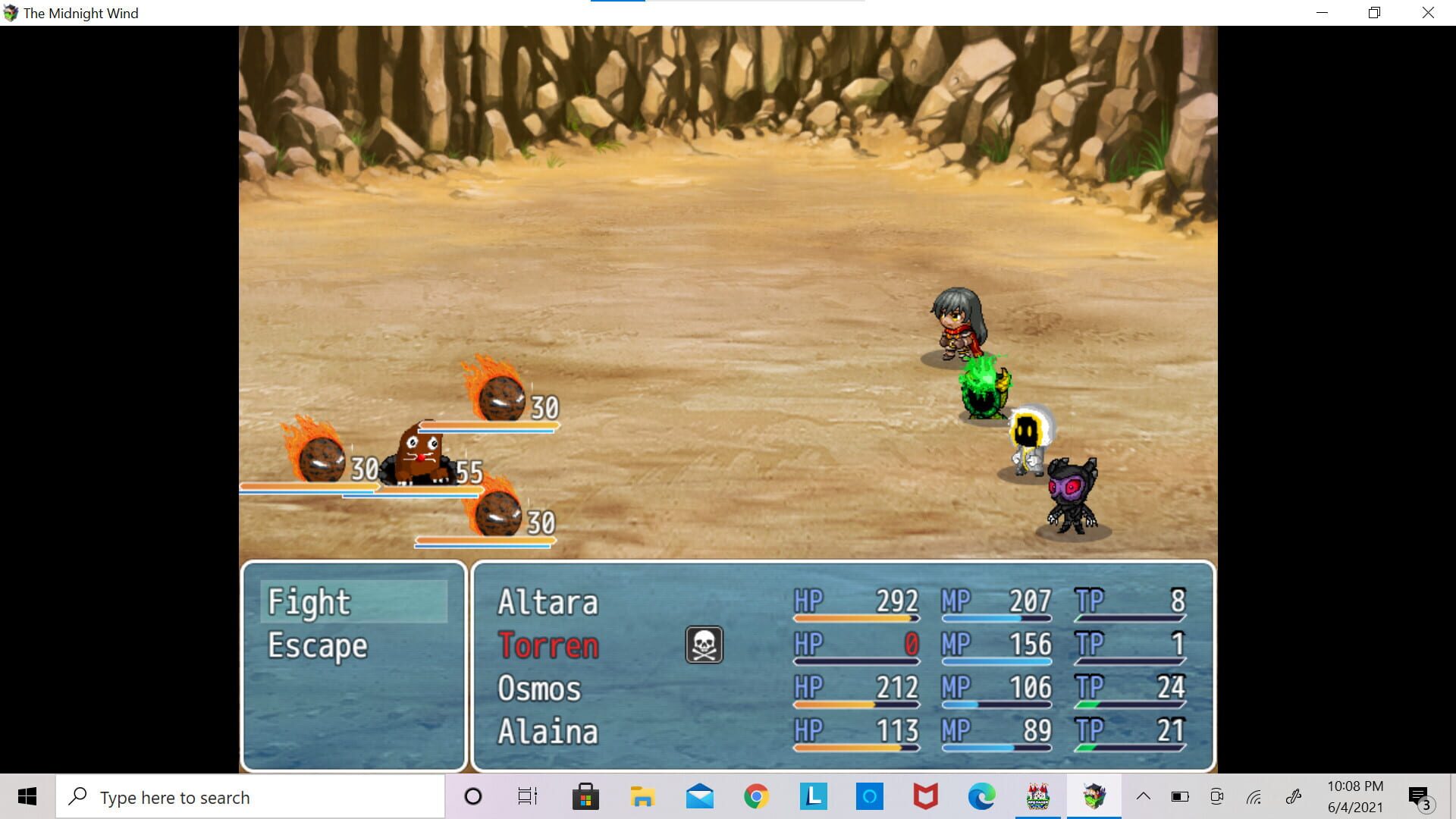The Midnight Wind - Screenshot