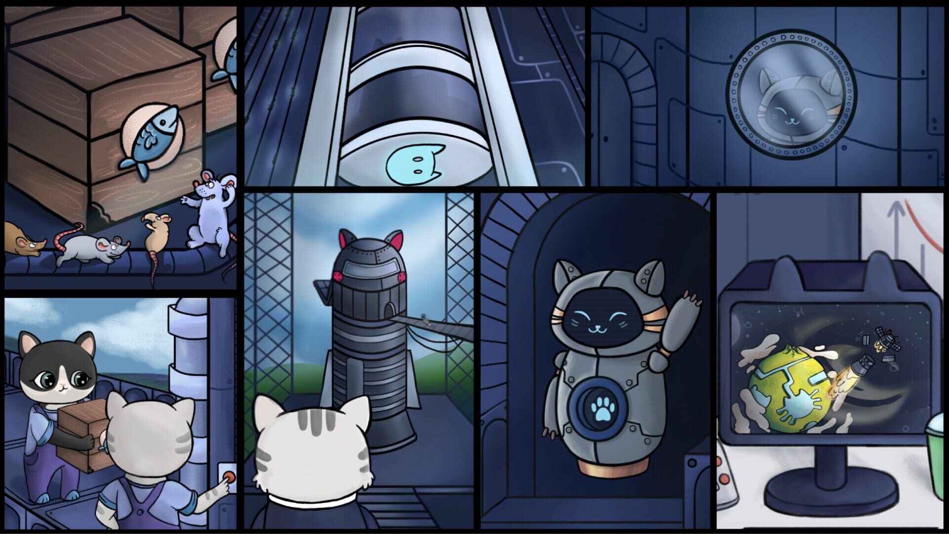 Catellite-609: Feline Space Adventure - Screenshot