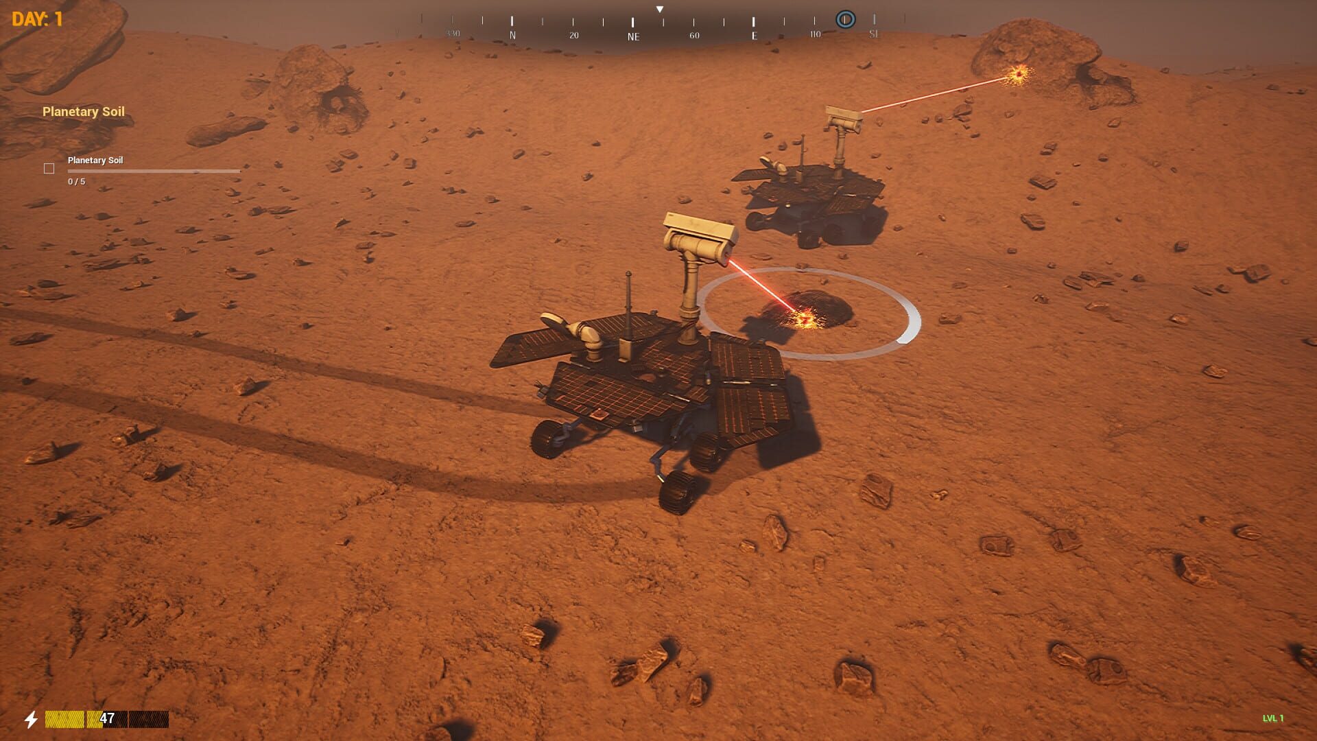 Mars Rover Simulator - Screenshot