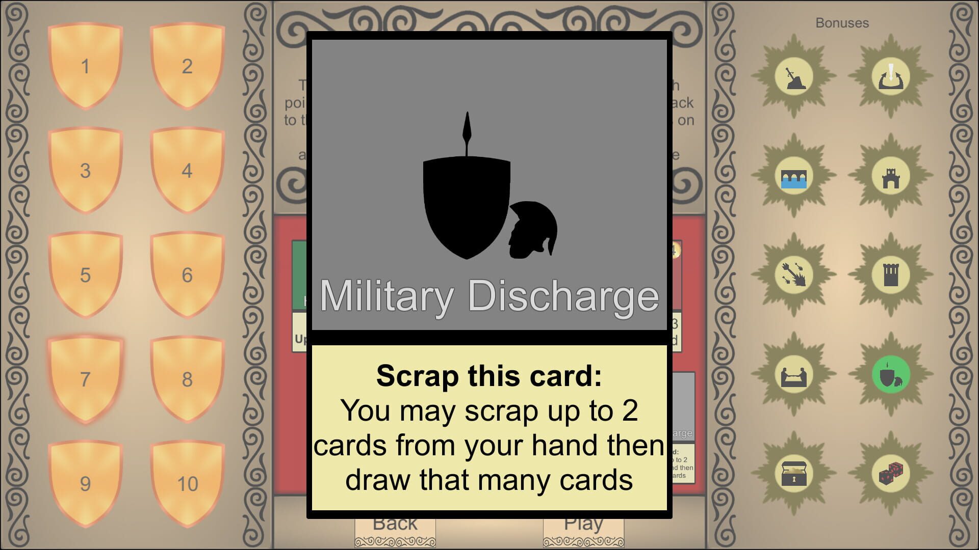 Roman Wars: Deck Building Game - Screenshot