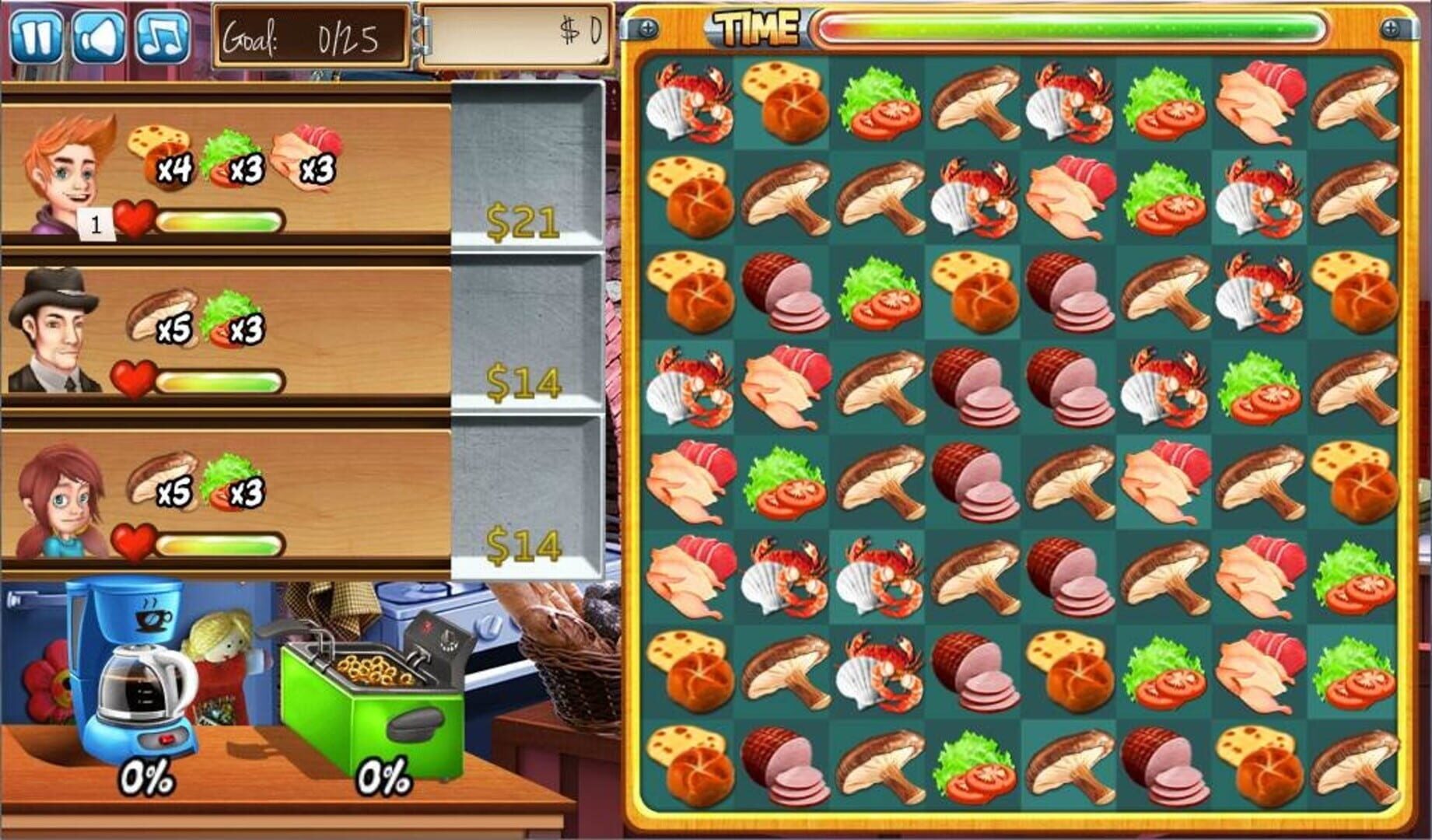 Rory's Restaurant: Winter Rush - Screenshot