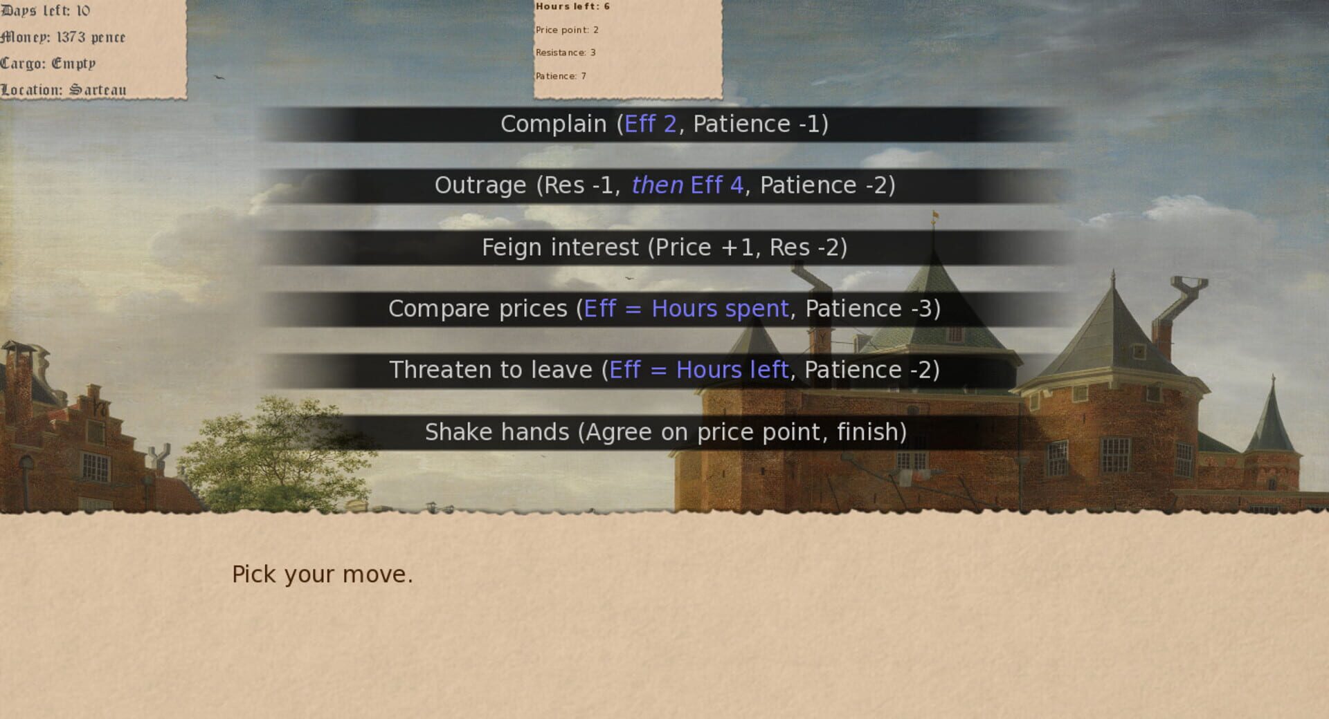 The Vellescian Gambit - Screenshot