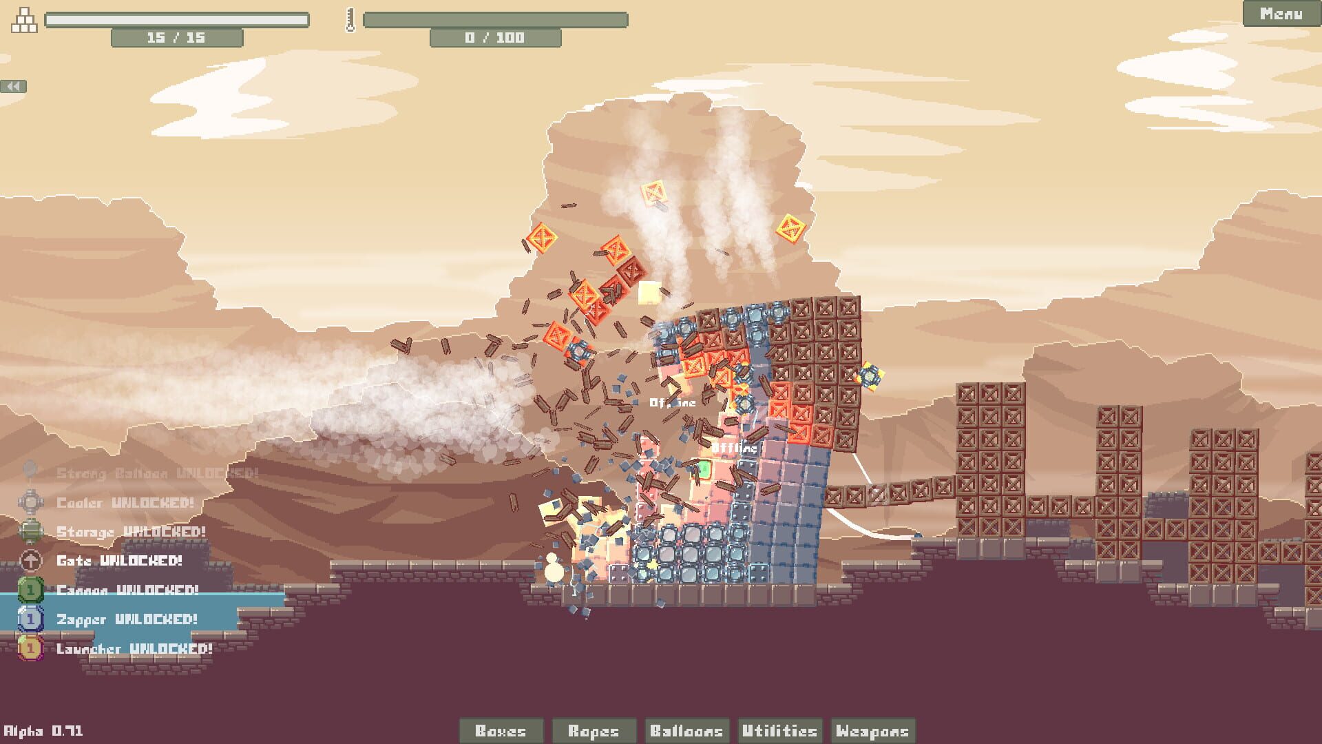 Danglebox - Screenshot