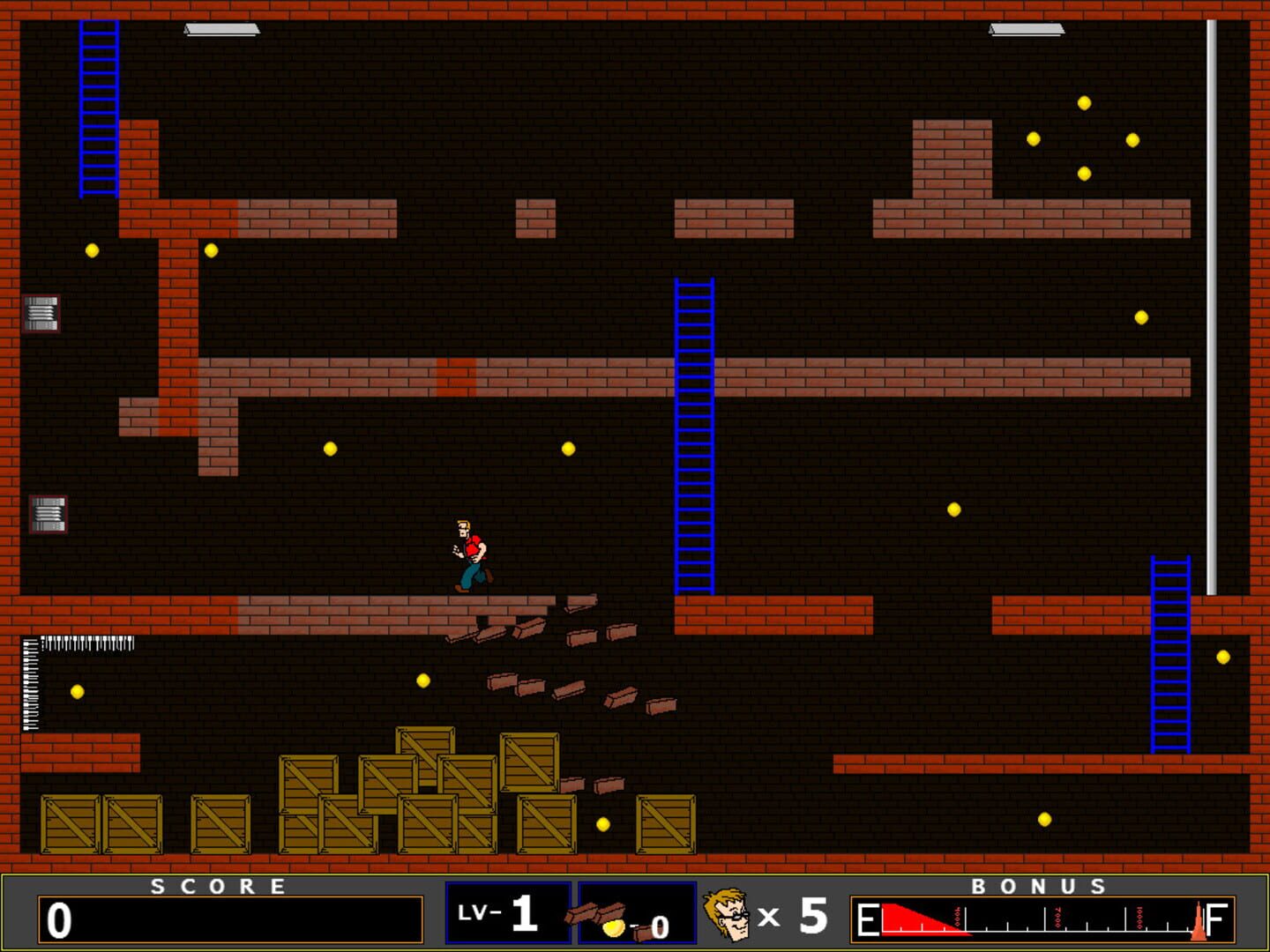 Karl's Kooky Warehouse - Screenshot
