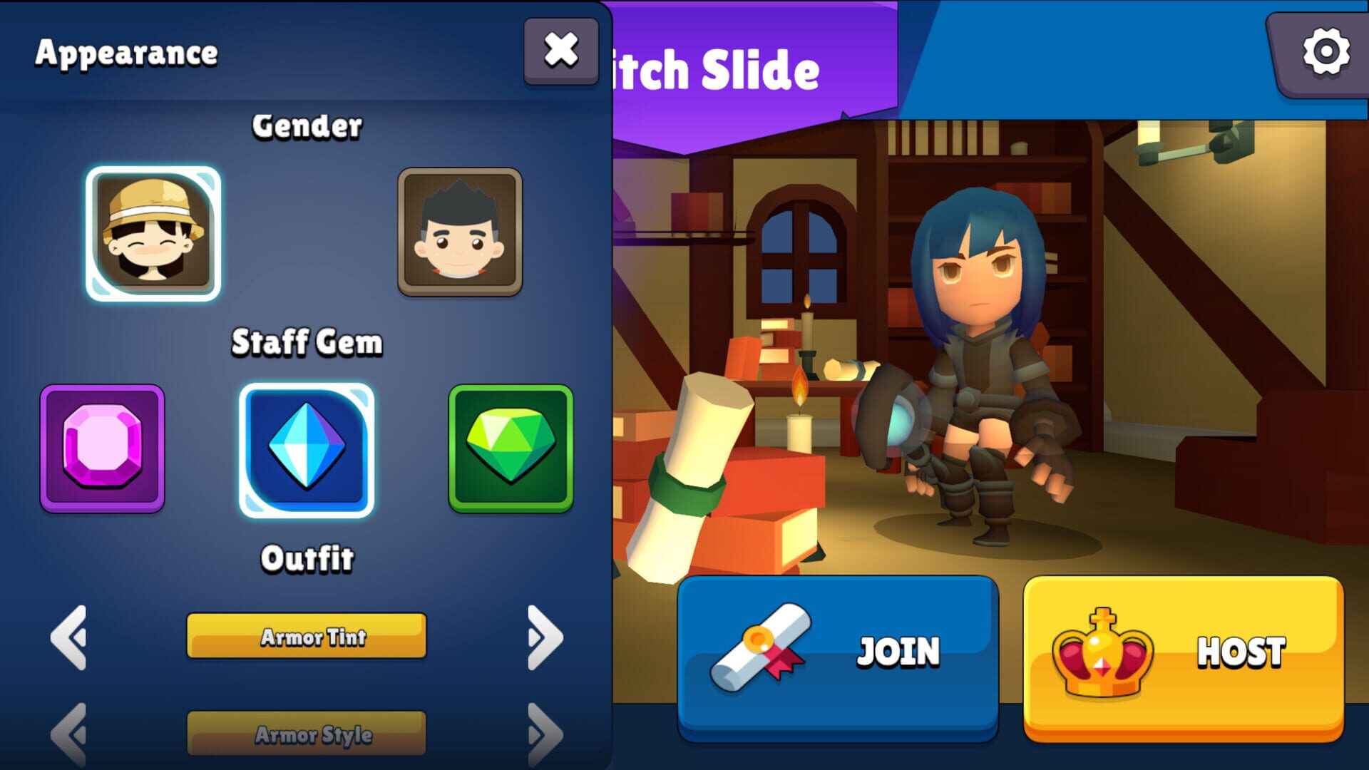 Witch Slide - Screenshot