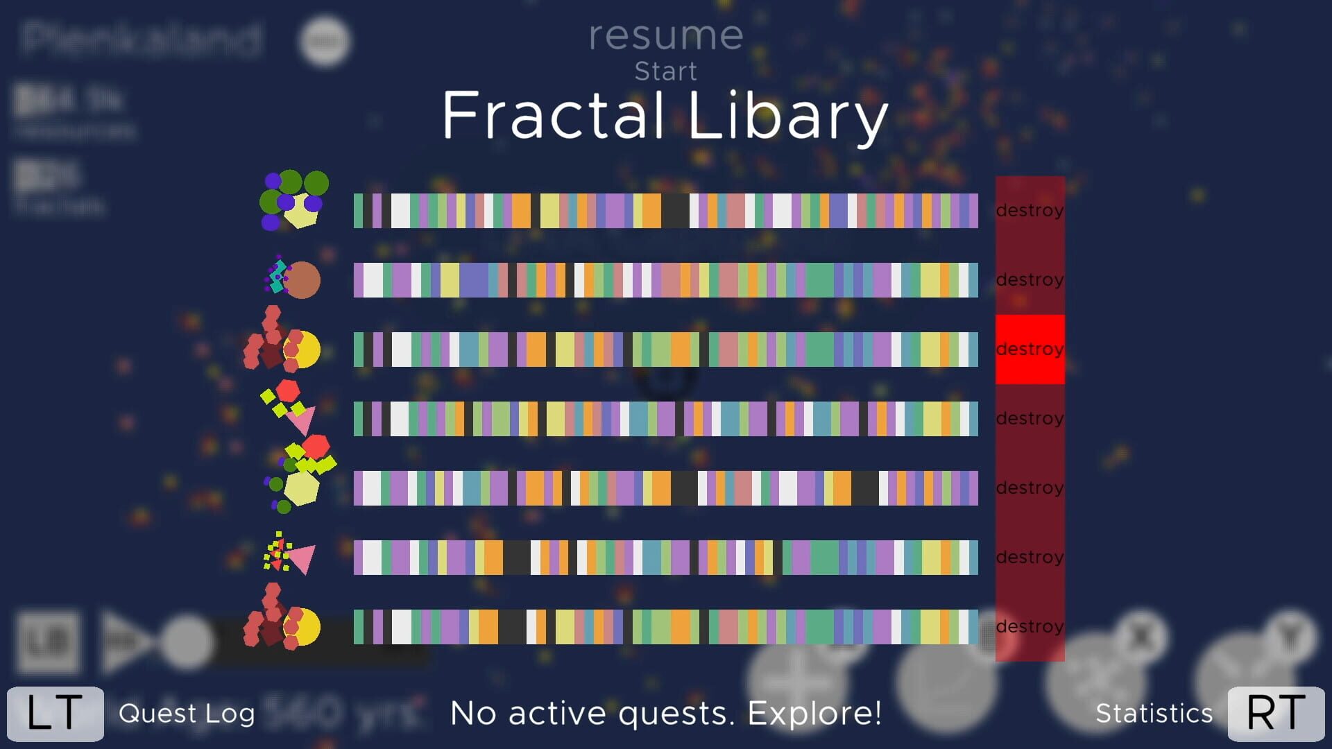 Fractal Evolution - Screenshot