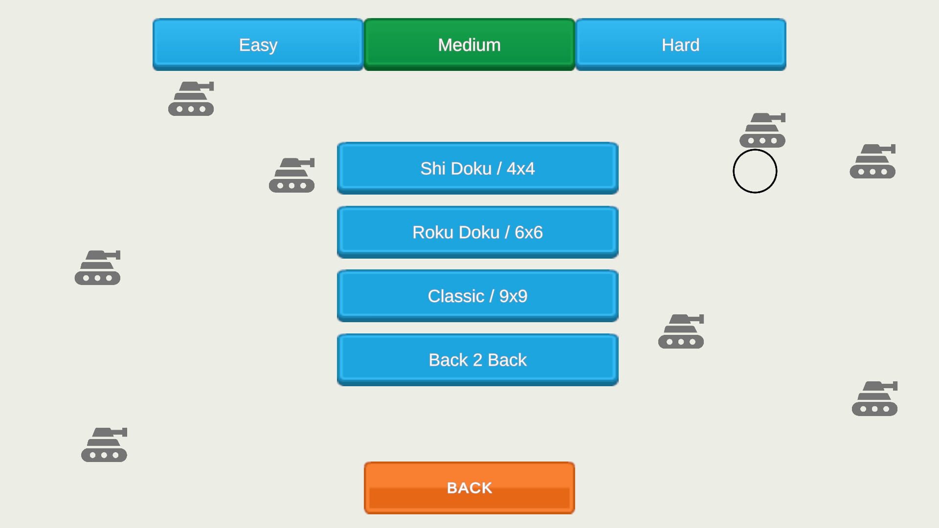 Tank Sudoku - Screenshot
