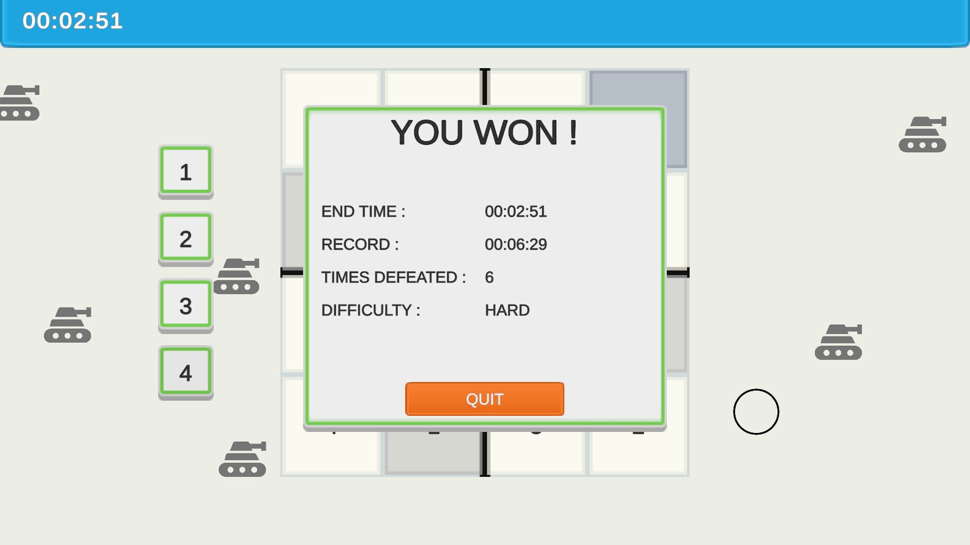Tank Sudoku - Screenshot