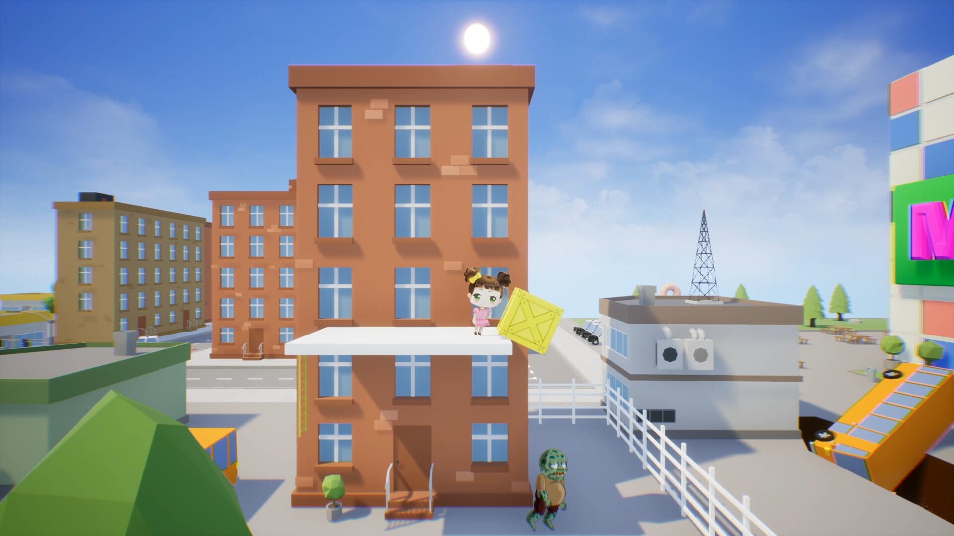 Chibi Girl vs. Evil Zombie Dead - Screenshot