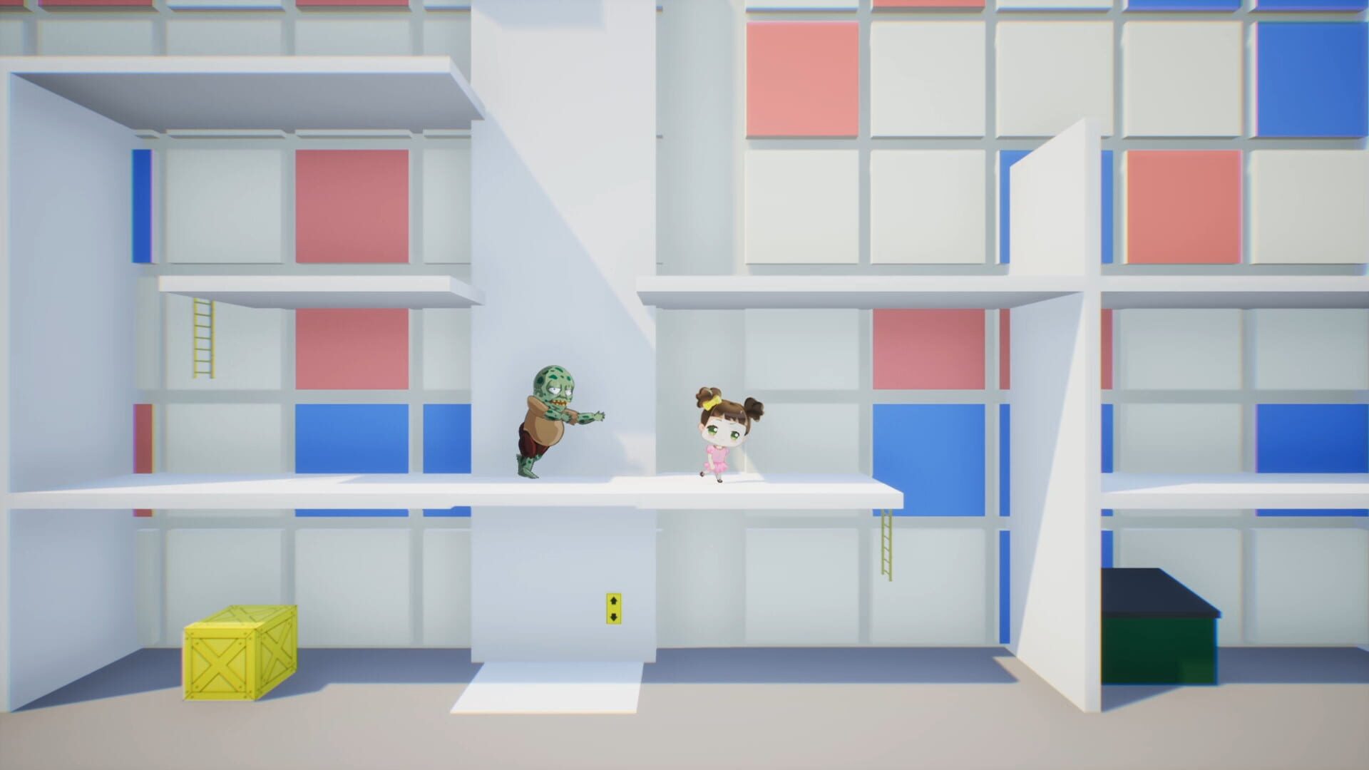 Chibi Girl vs. Evil Zombie Dead - Screenshot