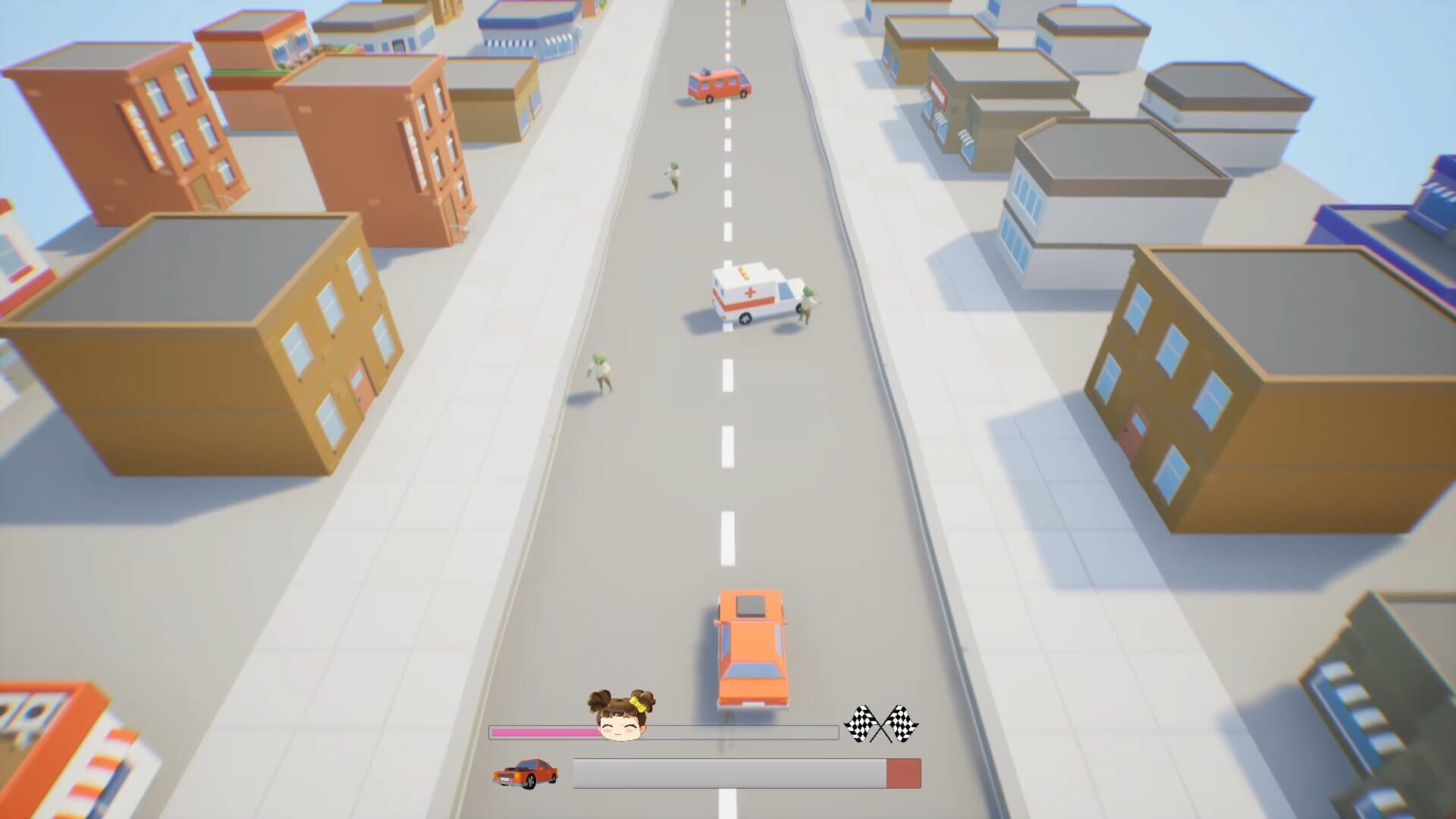 Chibi Girl vs. Evil Zombie Dead - Screenshot