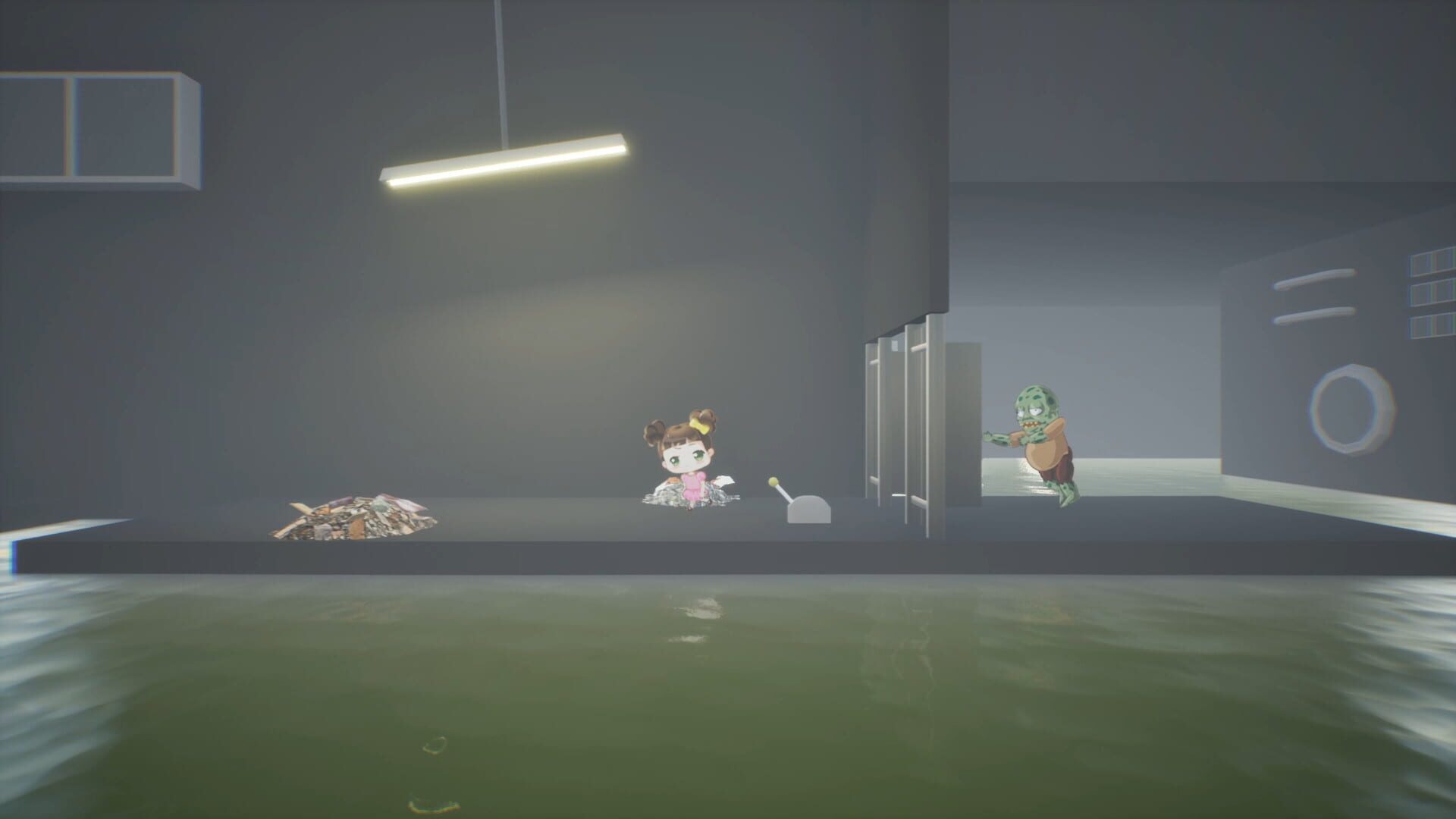 Chibi Girl vs. Evil Zombie Dead - Screenshot