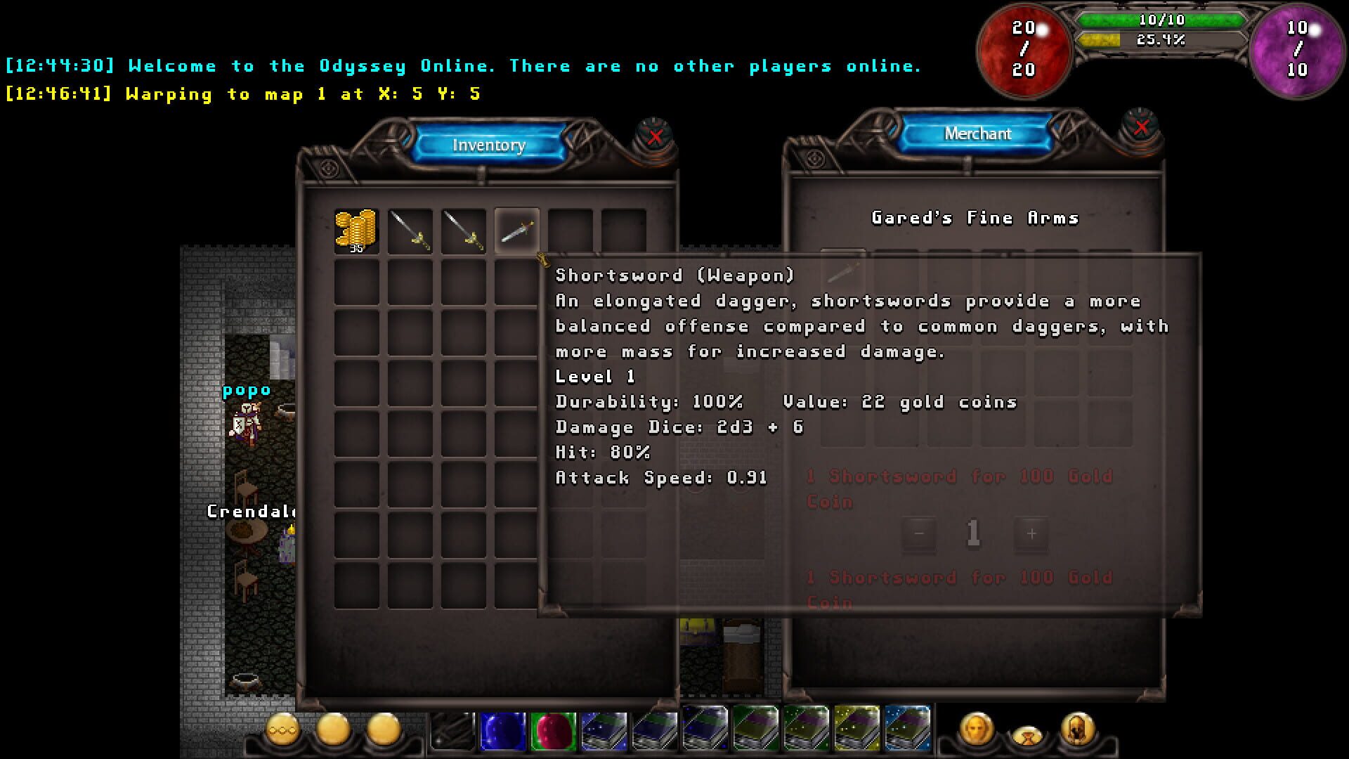 Odyssey: Altar of Norax - Screenshot