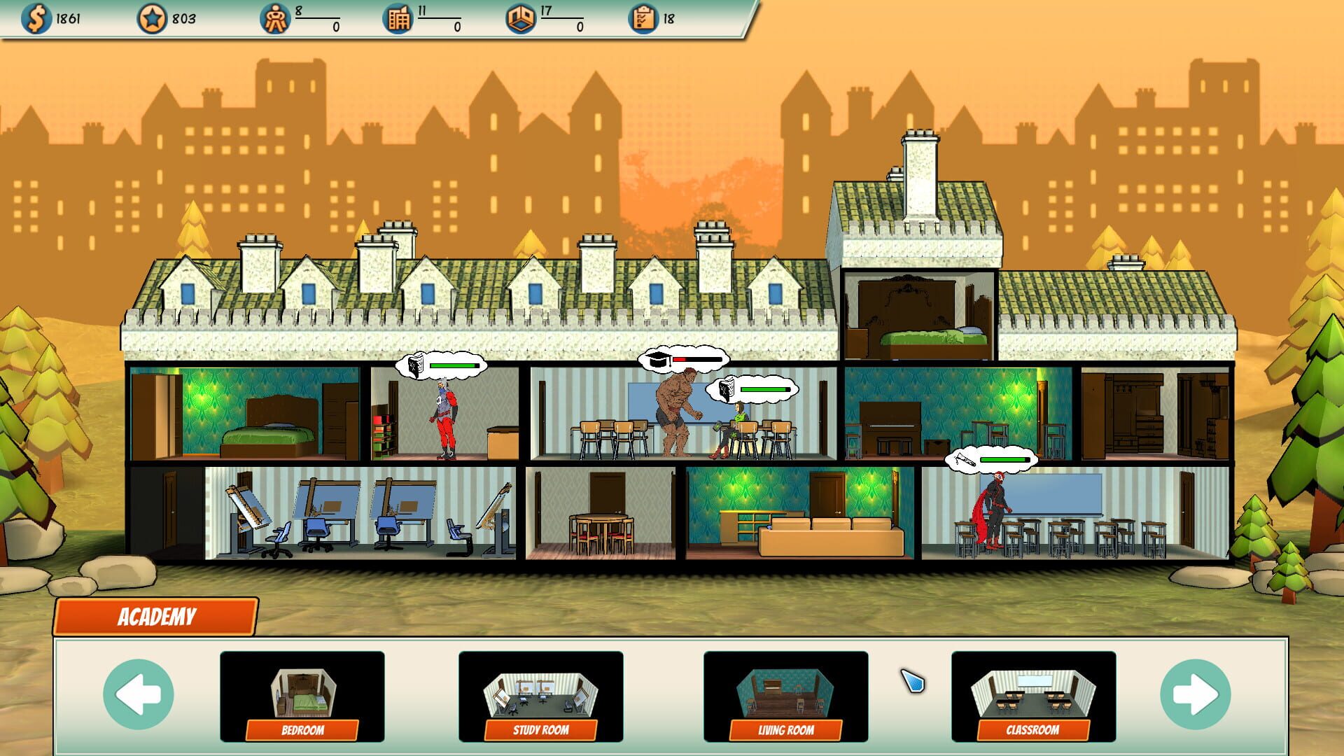 Superheroes Academy - Screenshot