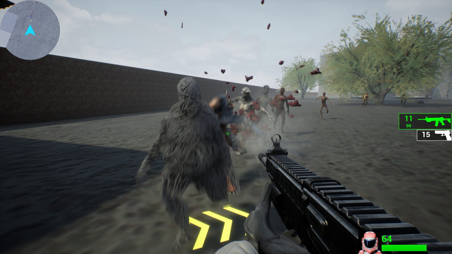 Zombie frenzy - Screenshot