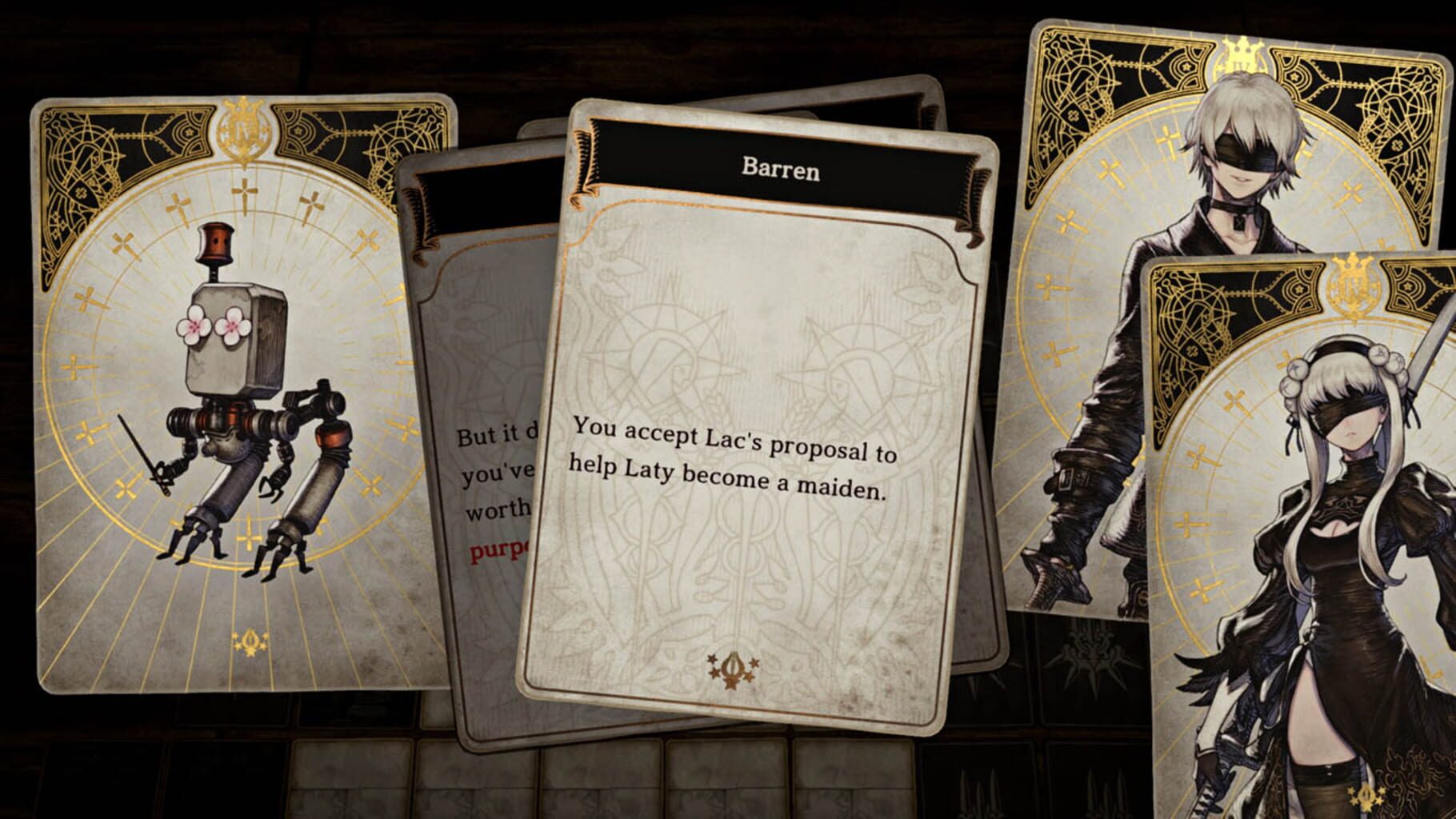 Voice of Cards: The Forsaken Maiden screenshot