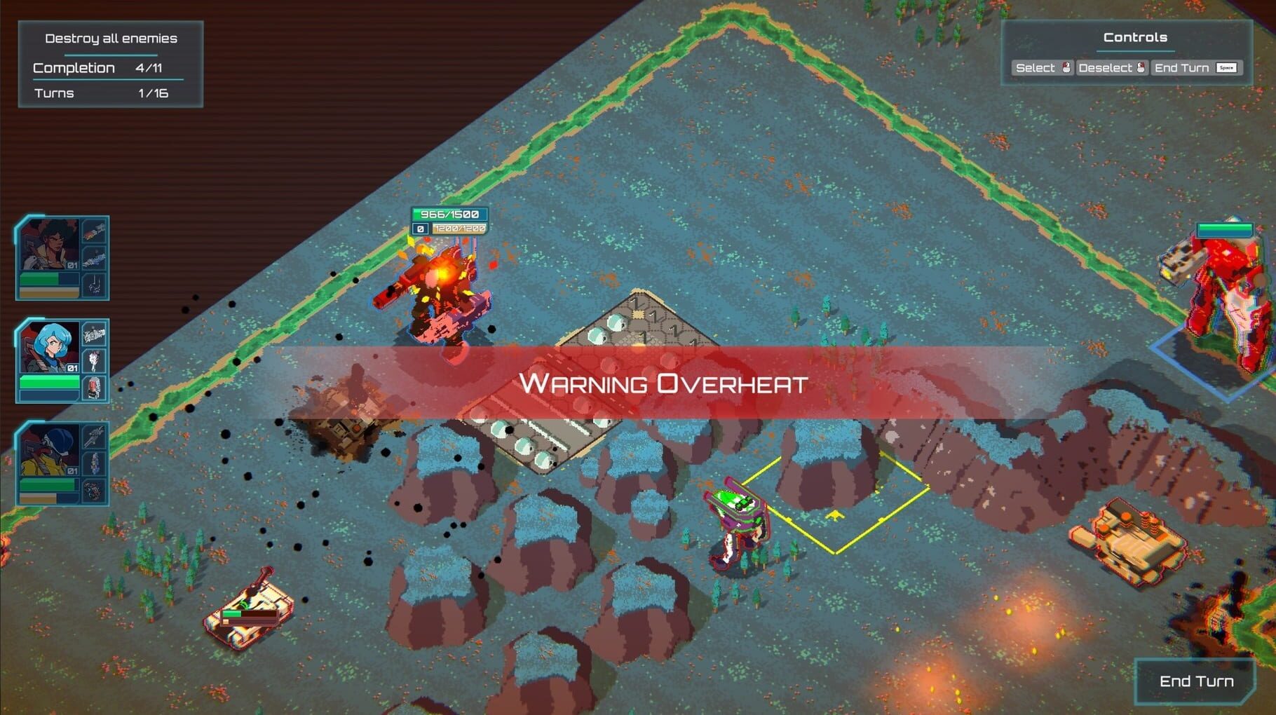 Ignited Steel: Mech Tactics screenshot
