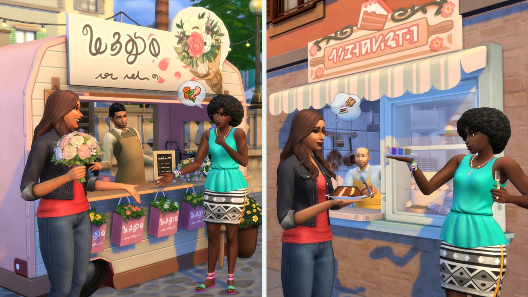 Captura de pantalla - The Sims 4: My Wedding Stories