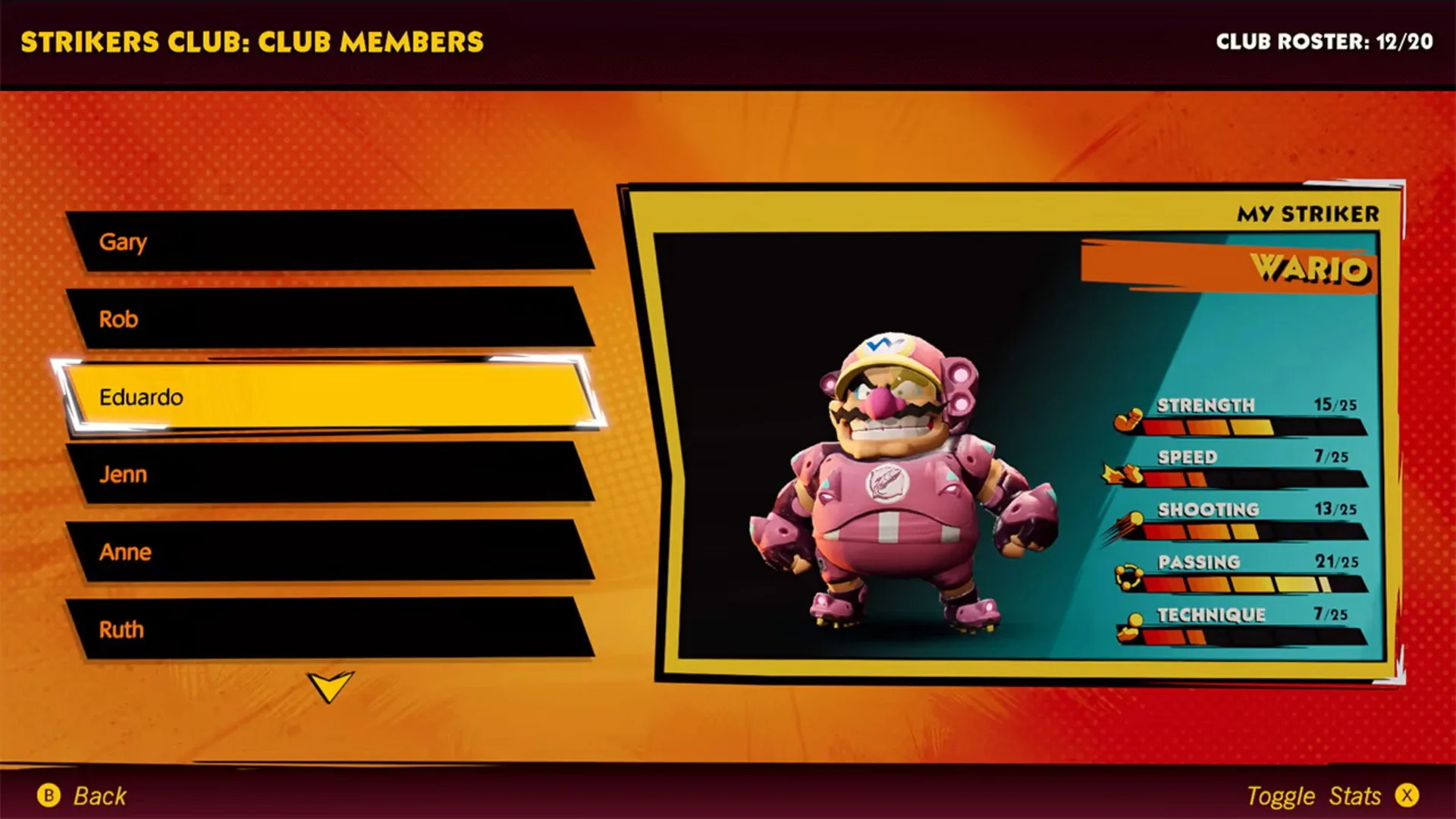 Captura de pantalla - Mario Strikers: Battle League