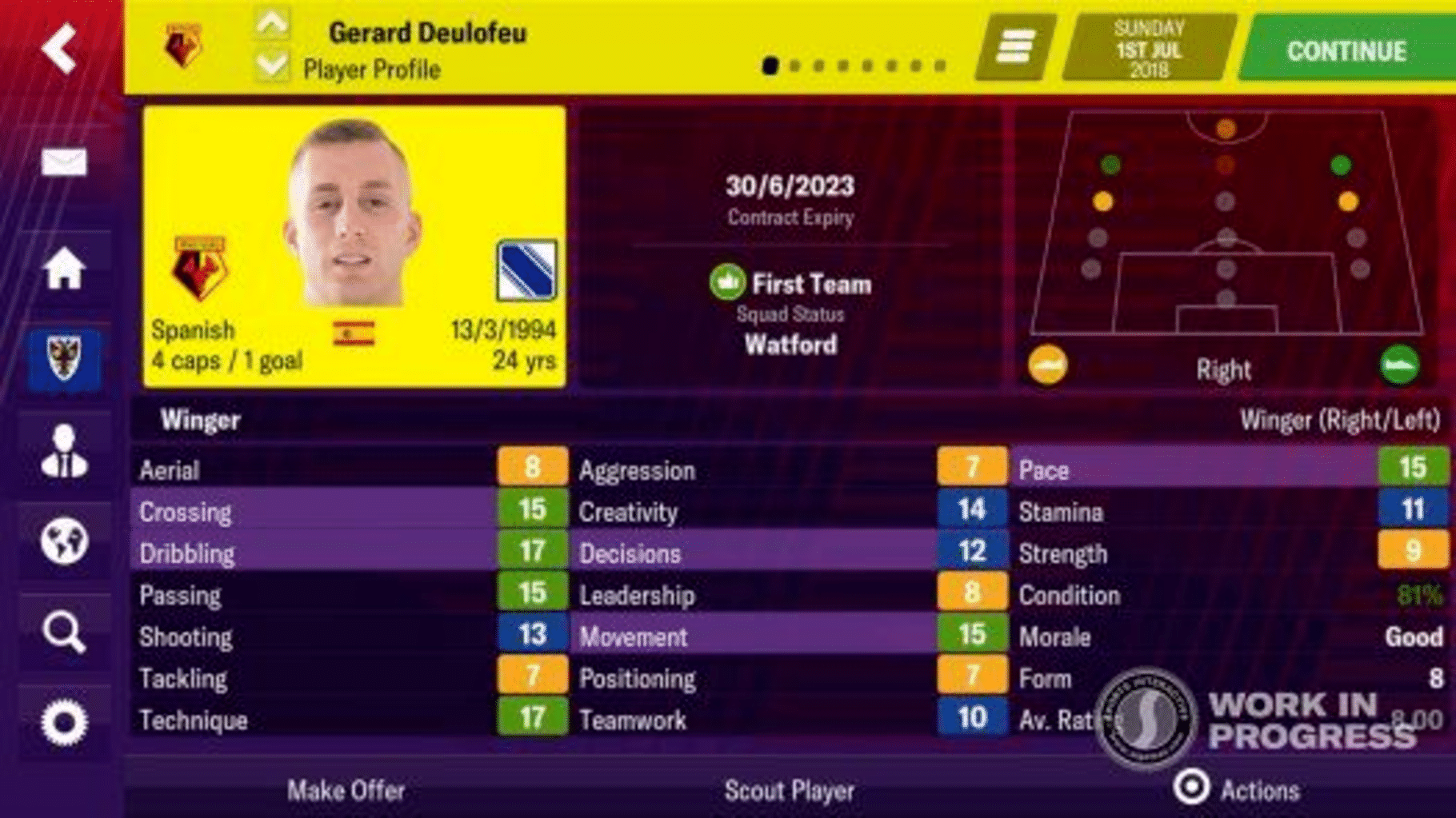 Football Manager 2019 Mobile screenshot