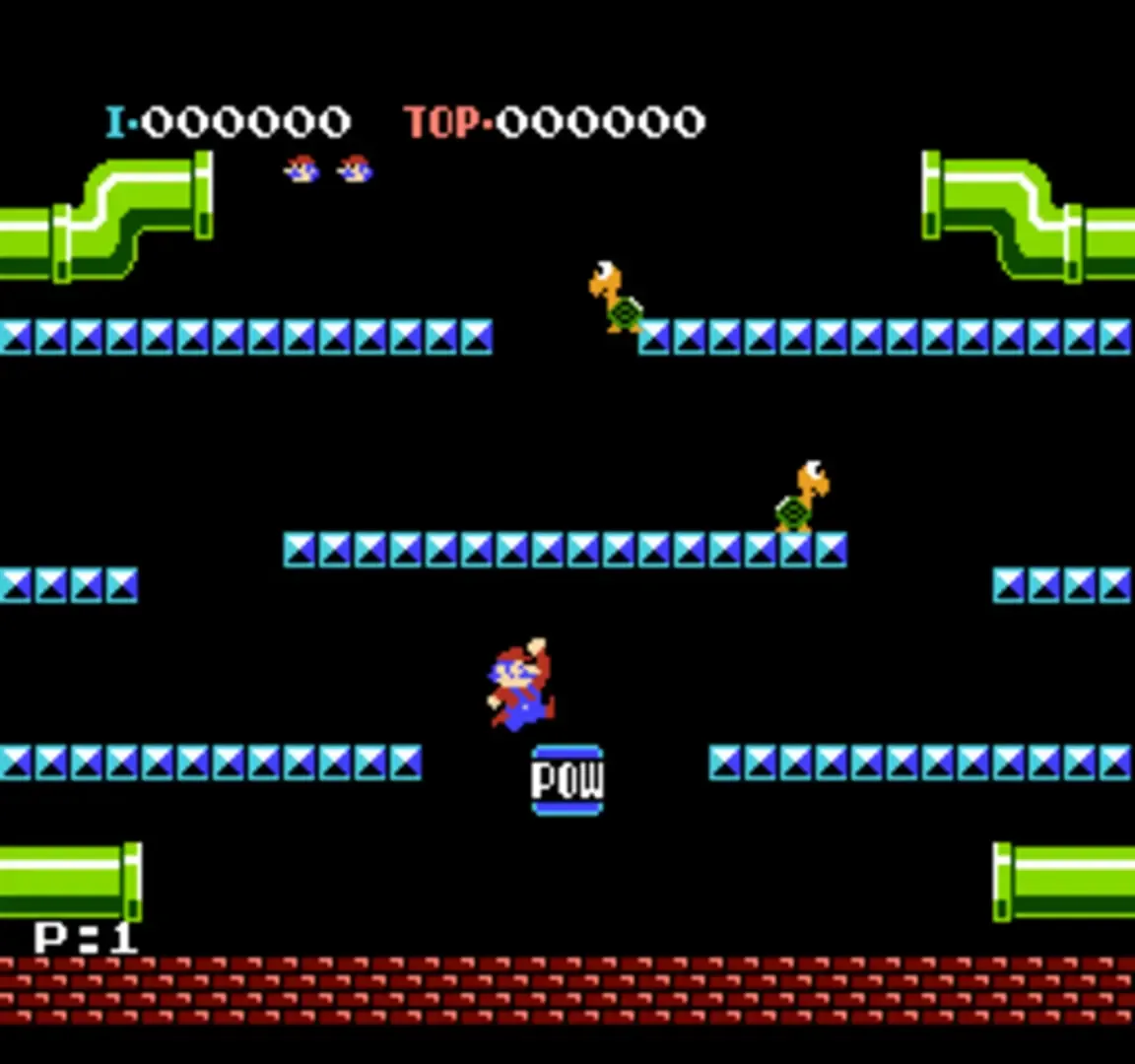 Captura de pantalla - Mario Bros.