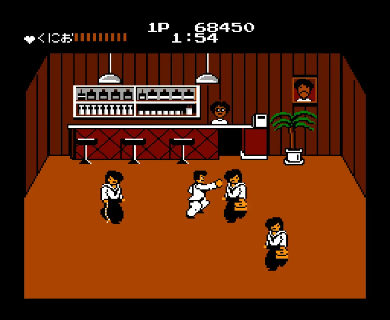 Captura de pantalla - Nekketsu Renegade Kunio-kun