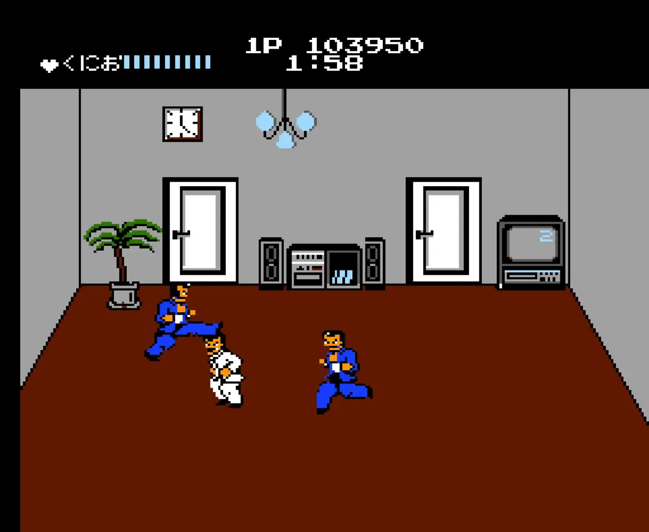 Captura de pantalla - Nekketsu Renegade Kunio-kun