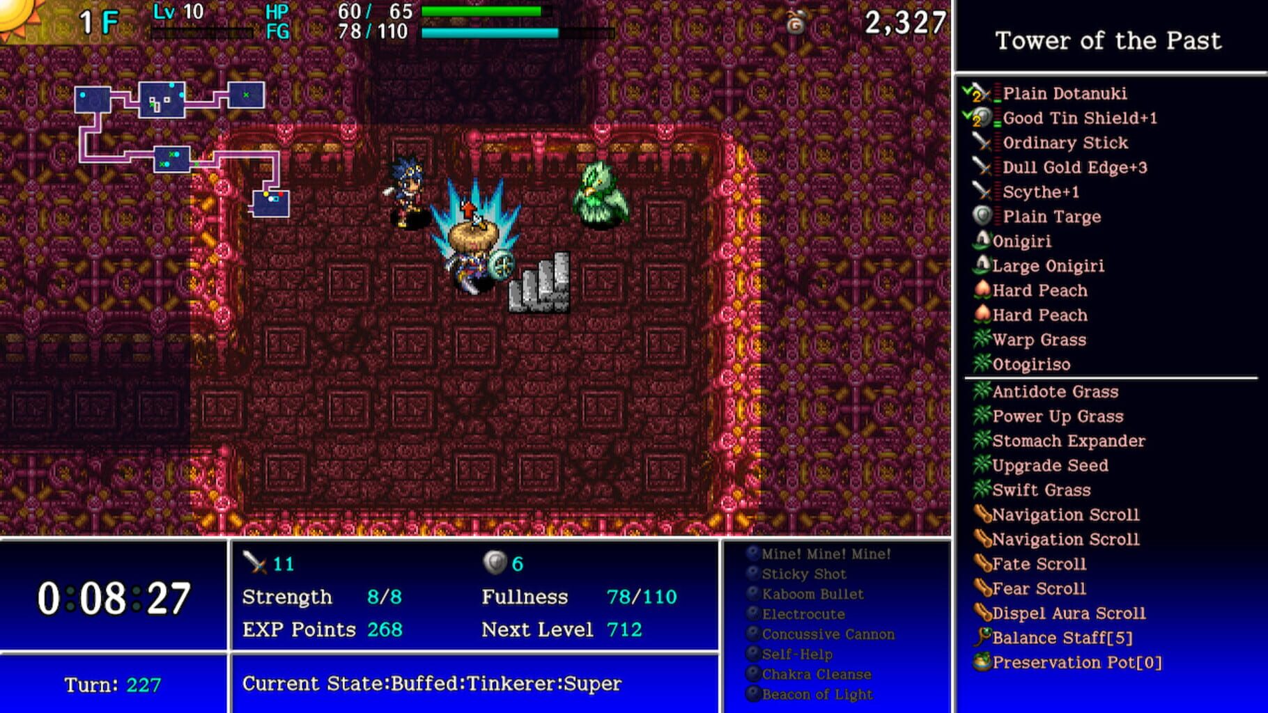 Shiren the Wanderer: The Tower of Fortune and the Dice of Fate screenshot