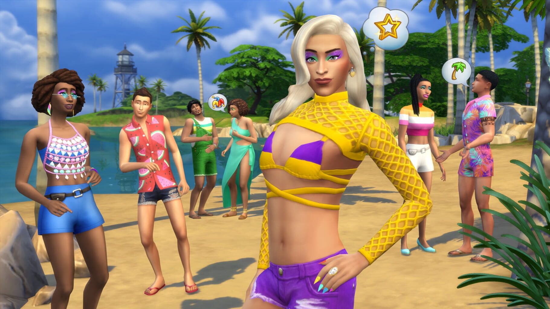 Captura de pantalla - The Sims 4: Carnaval Streetwear Kit