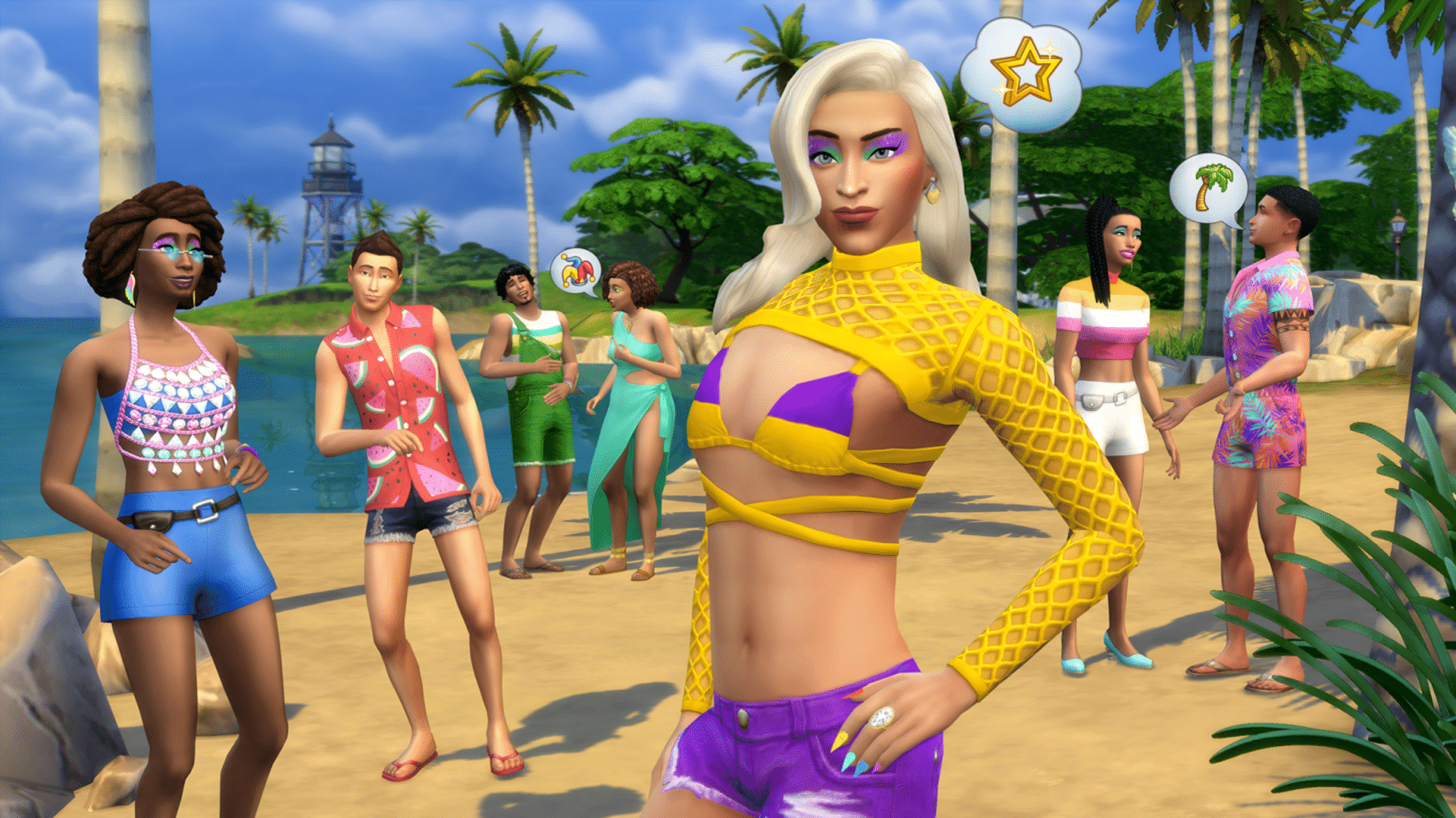 The Sims 4: Carnaval Streetwear Kit screenshot